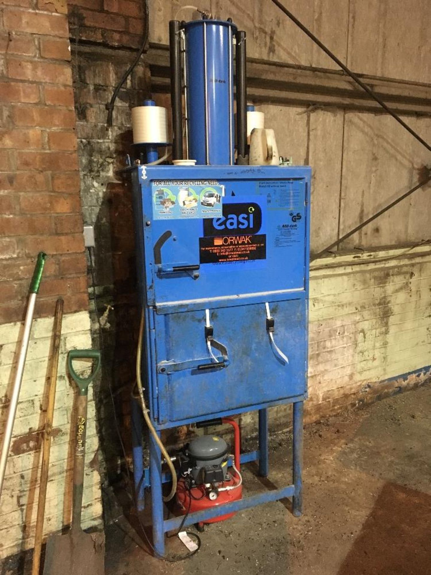 1 - Easi, MIL-TEK-102 waste press. Located at Unit C, Holbrook Green, Holbrook Industrial Estate,