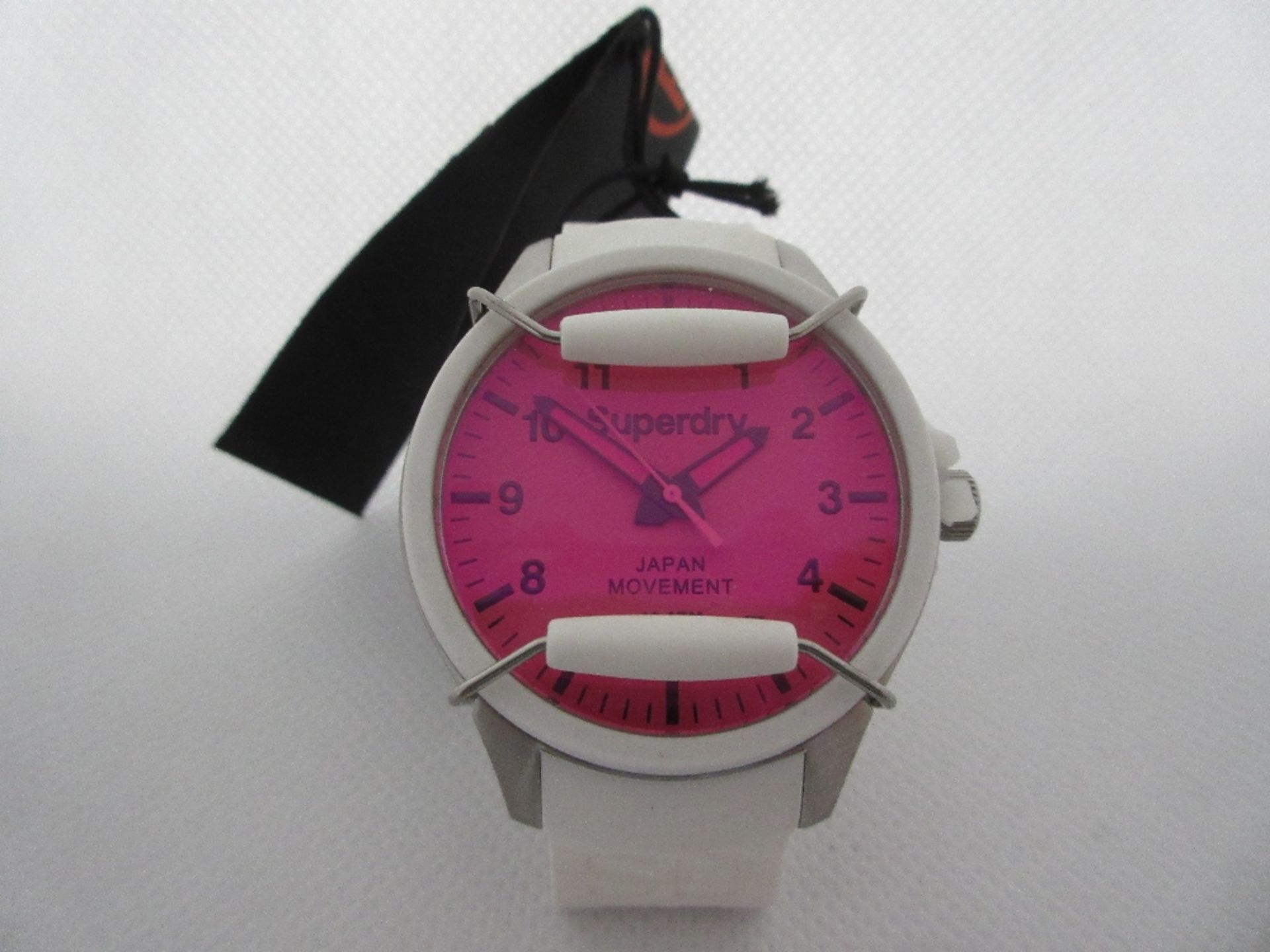 SUPERDRY FEMALE WATCH, MODEL SYL127W, CASE DIAMETER 39MM, RUBBER STRAP, BOXED, RRP £ 64.99 - Image 2 of 3