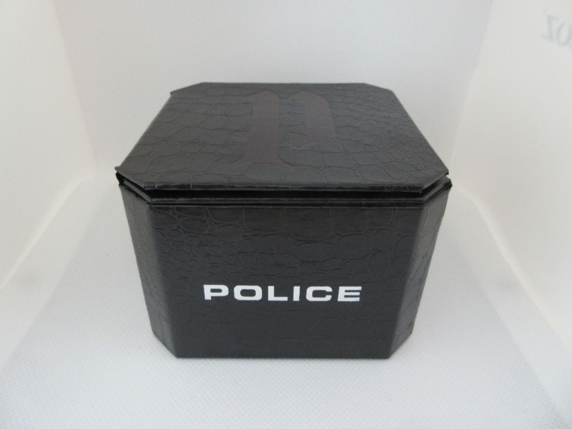 POLICE MALE WATCH, MODEL 13752JS/04A, CASE DIAMETER 46MM, LEATHER STRAP, BOXED, RRP £ 129 - Image 4 of 4