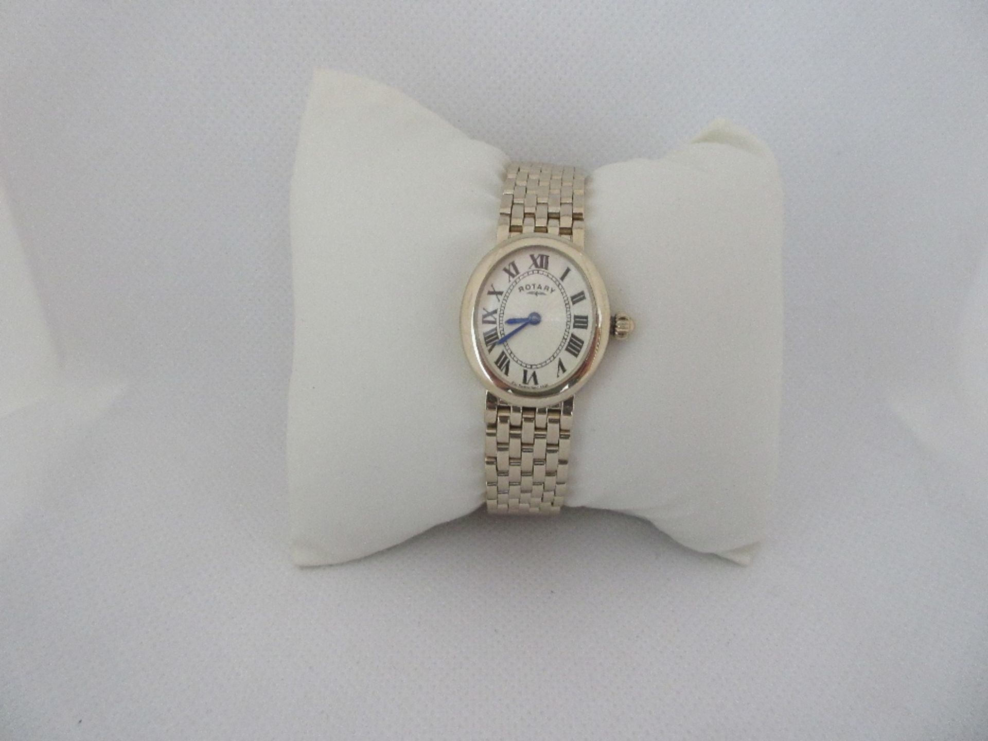 ROTARY FEMALE WATCH, MODEL LB02469/09, CASE DIAMETER 23MM, STAINLESS STEEL STRAP, BOXED, RRP £ 149 - Image 2 of 4