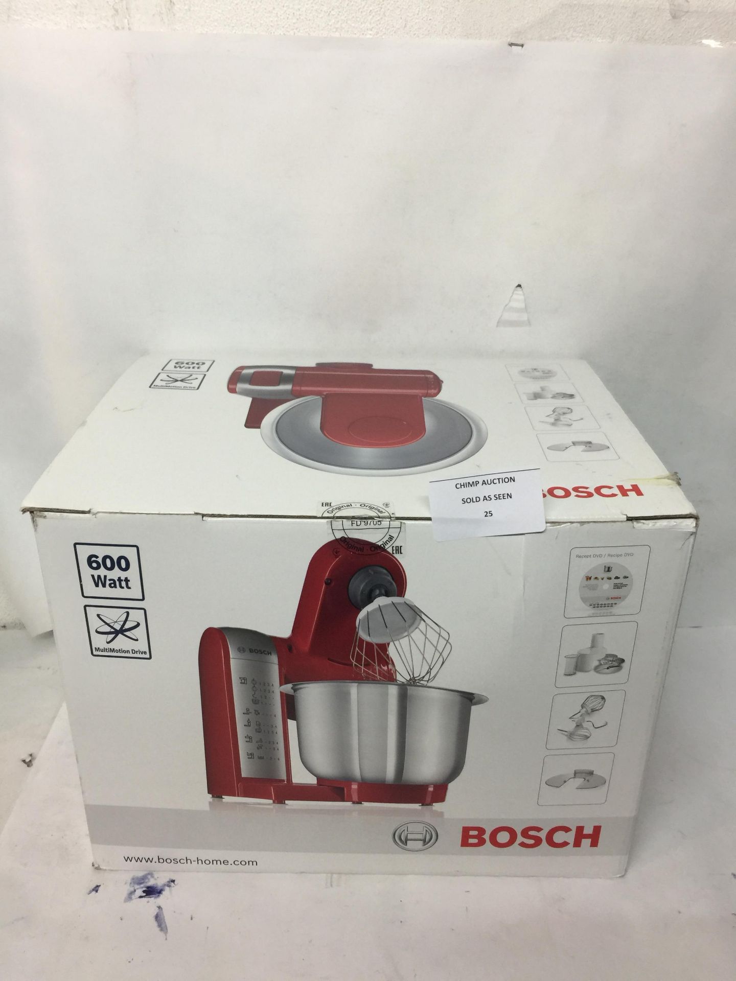 BOSCH MUM48R1 FOOD PROCESSOR 600W RRP £139.99