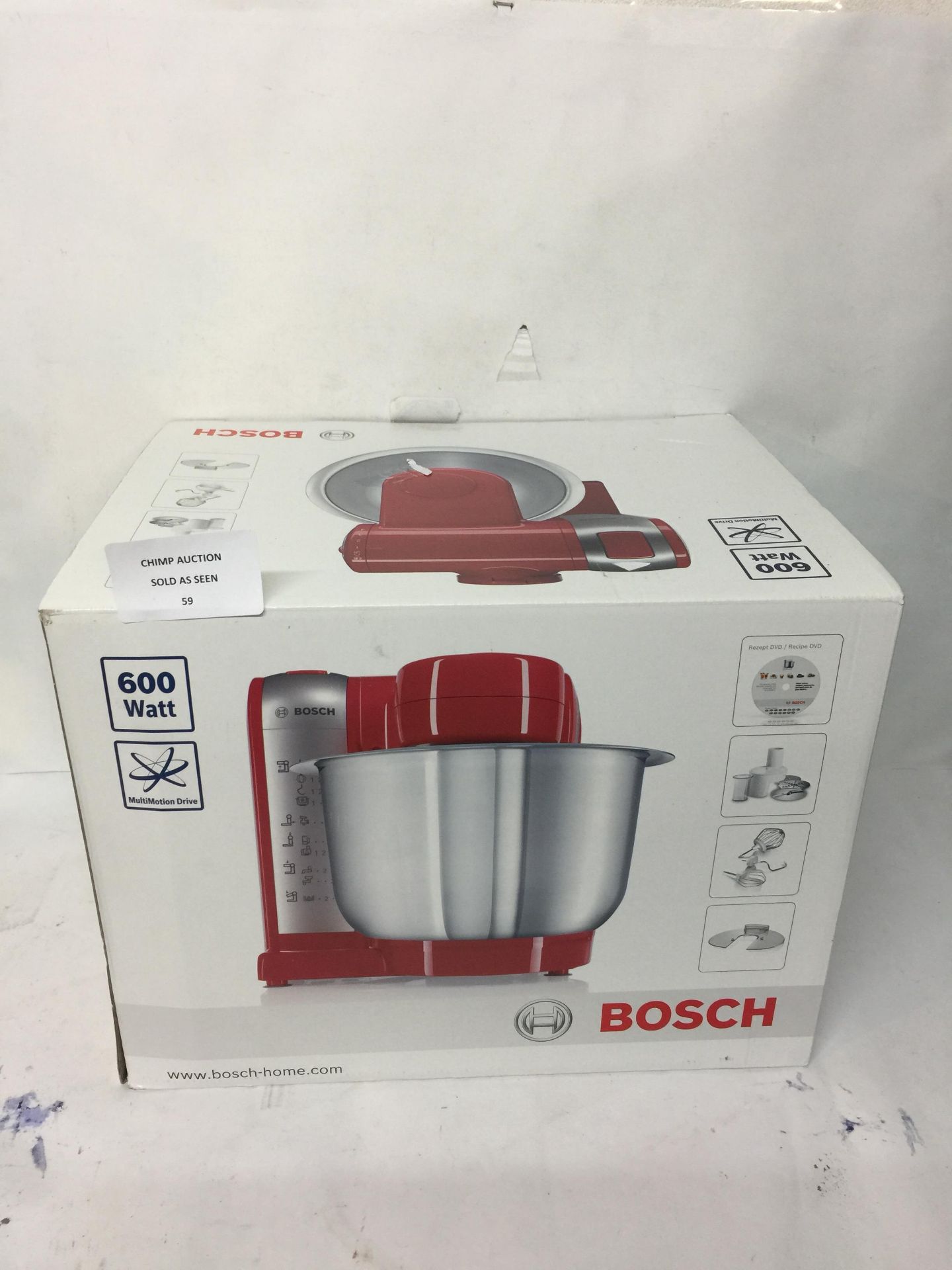 BOSCH MUM48R1 FOOD PROCESSOR 600W RRP £139.99