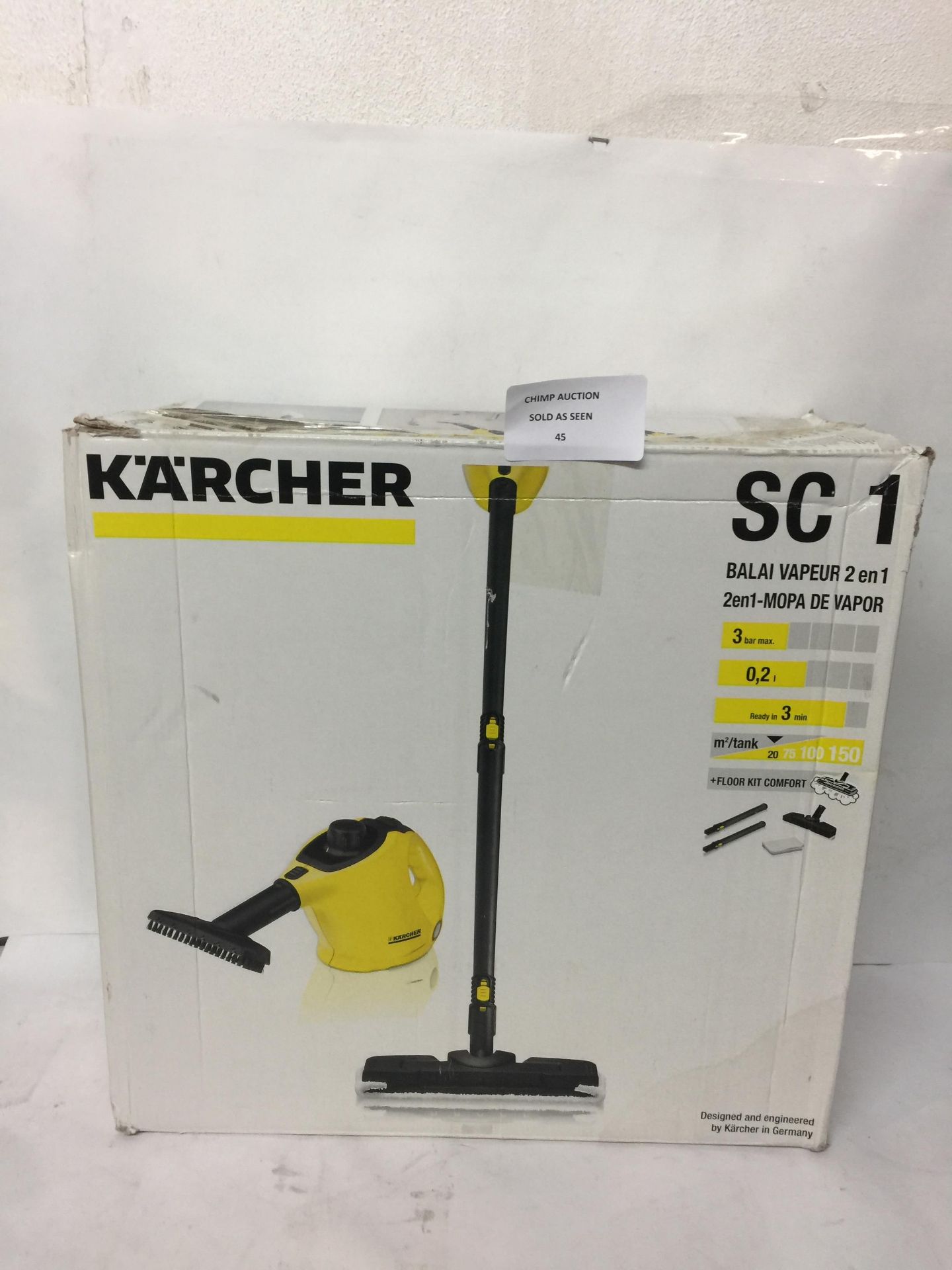 KARCHER SC 1 FLOOR KIT 2 IN 1 MOP RRP £129.99