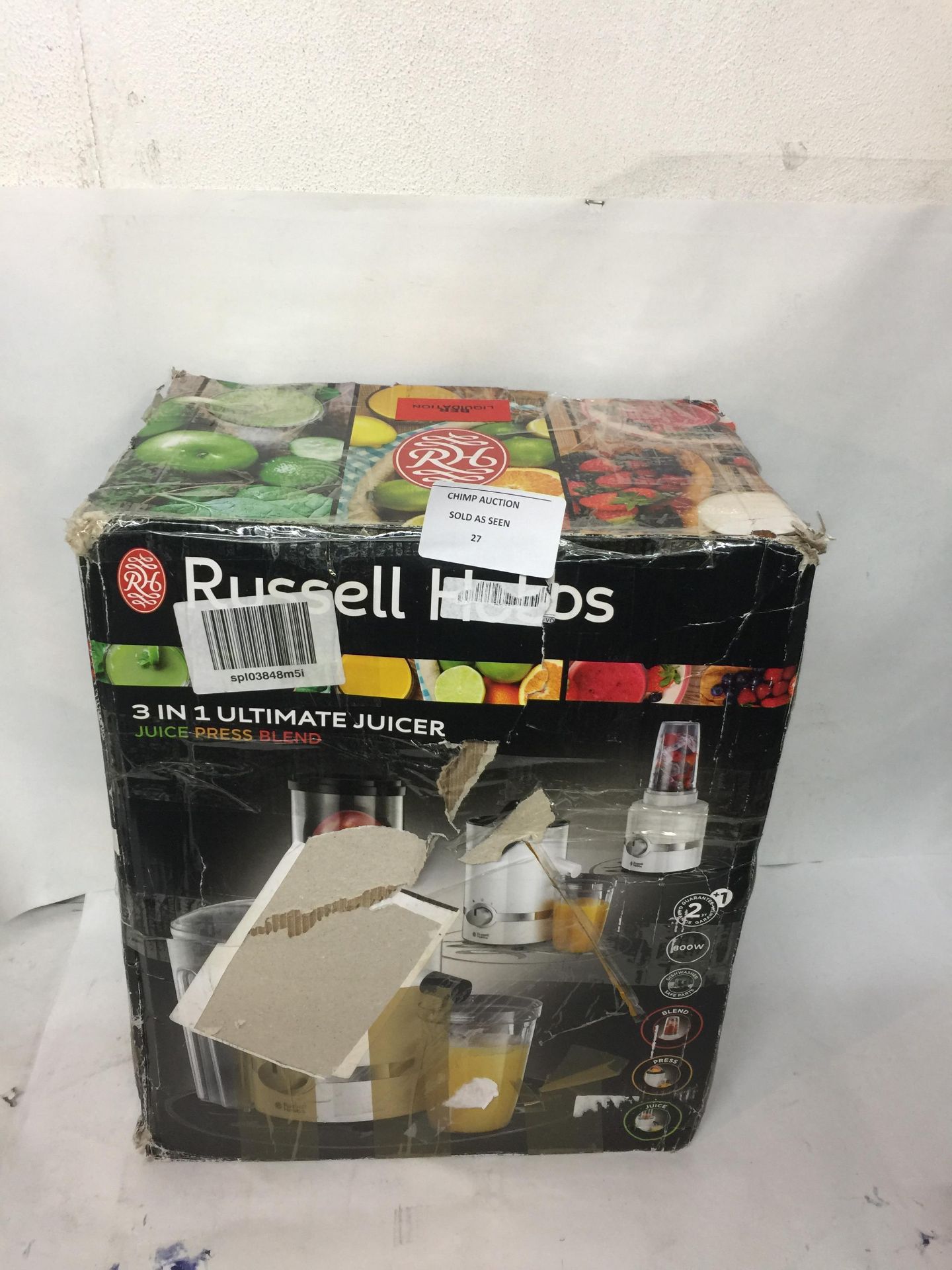 RUSSELL HOBBS 3 IN 1 ULTIMATE JUICER