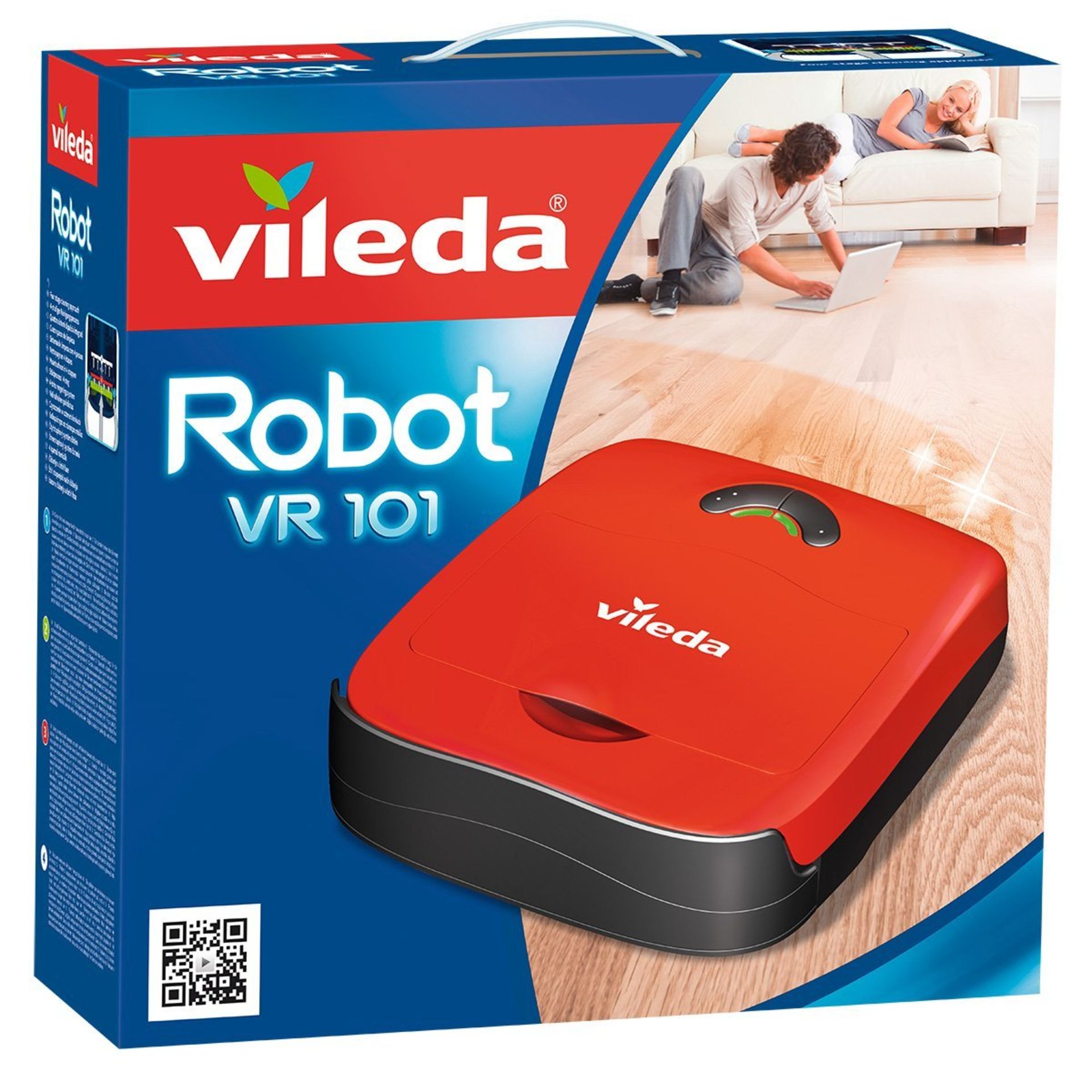 Vileda VR101 Robot Vacuum Cleaner with Dual Navigation RRP £199.99