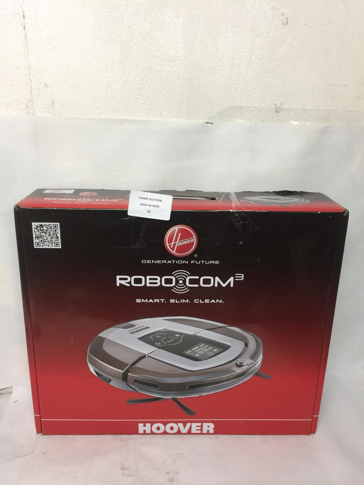 Hoover RBC070/1 Robo.Com3 Robot Vacuum WiFi Smart Control RRP £489.99