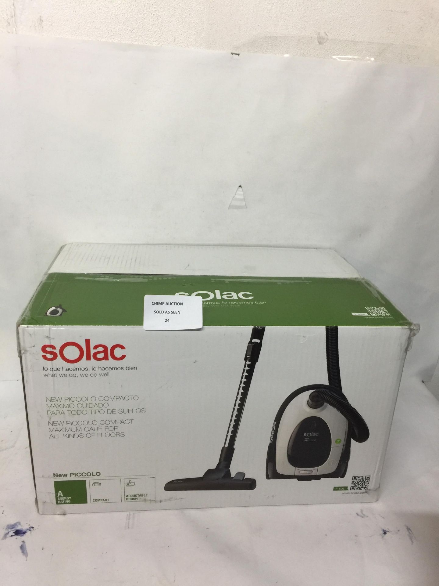 SOLAC PICCOLO ALL FLOOR VACUUM CLEANER