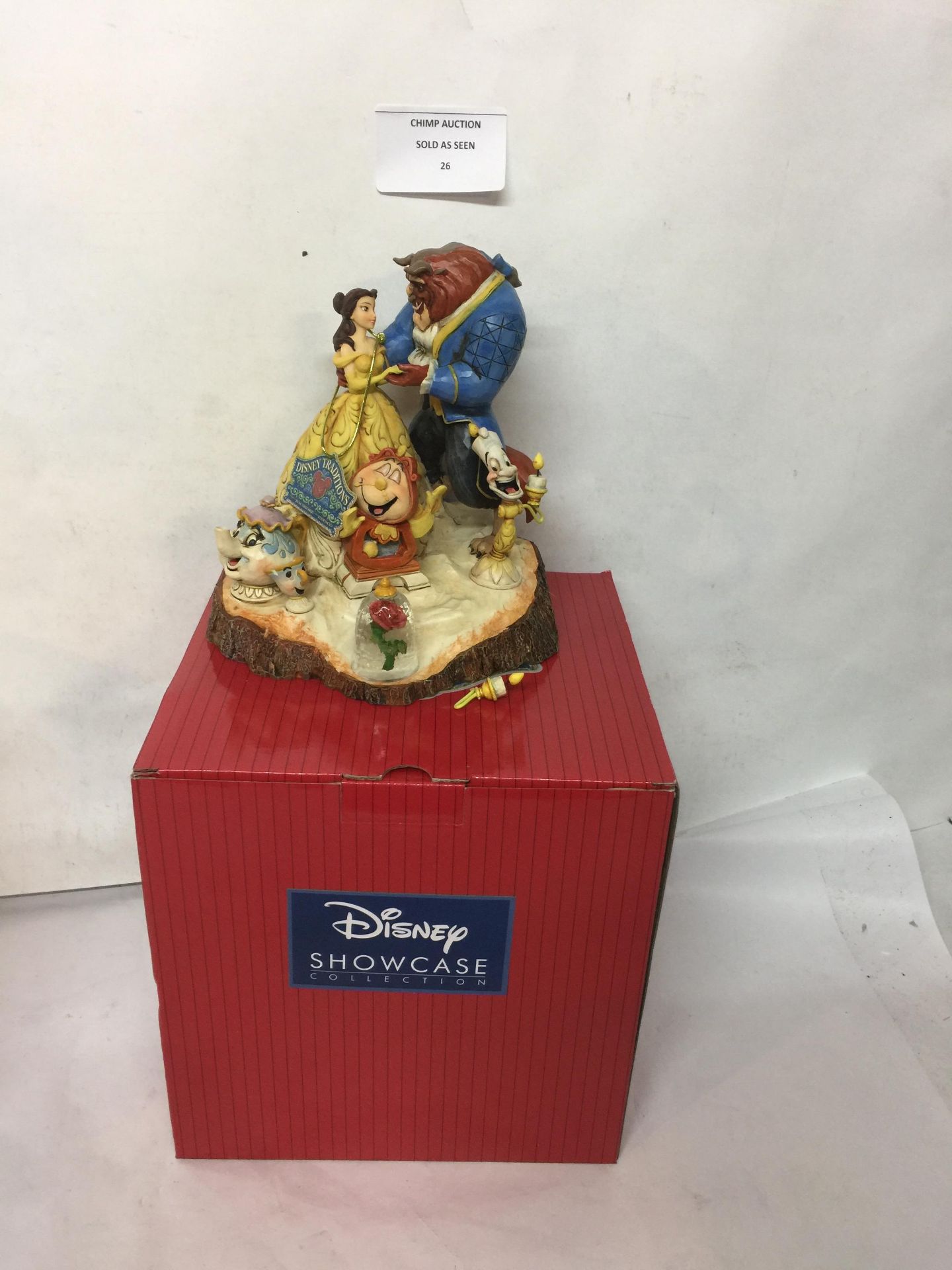 TALE AS OLD AS TIME DISNEY SHOW CASE FIGURINE