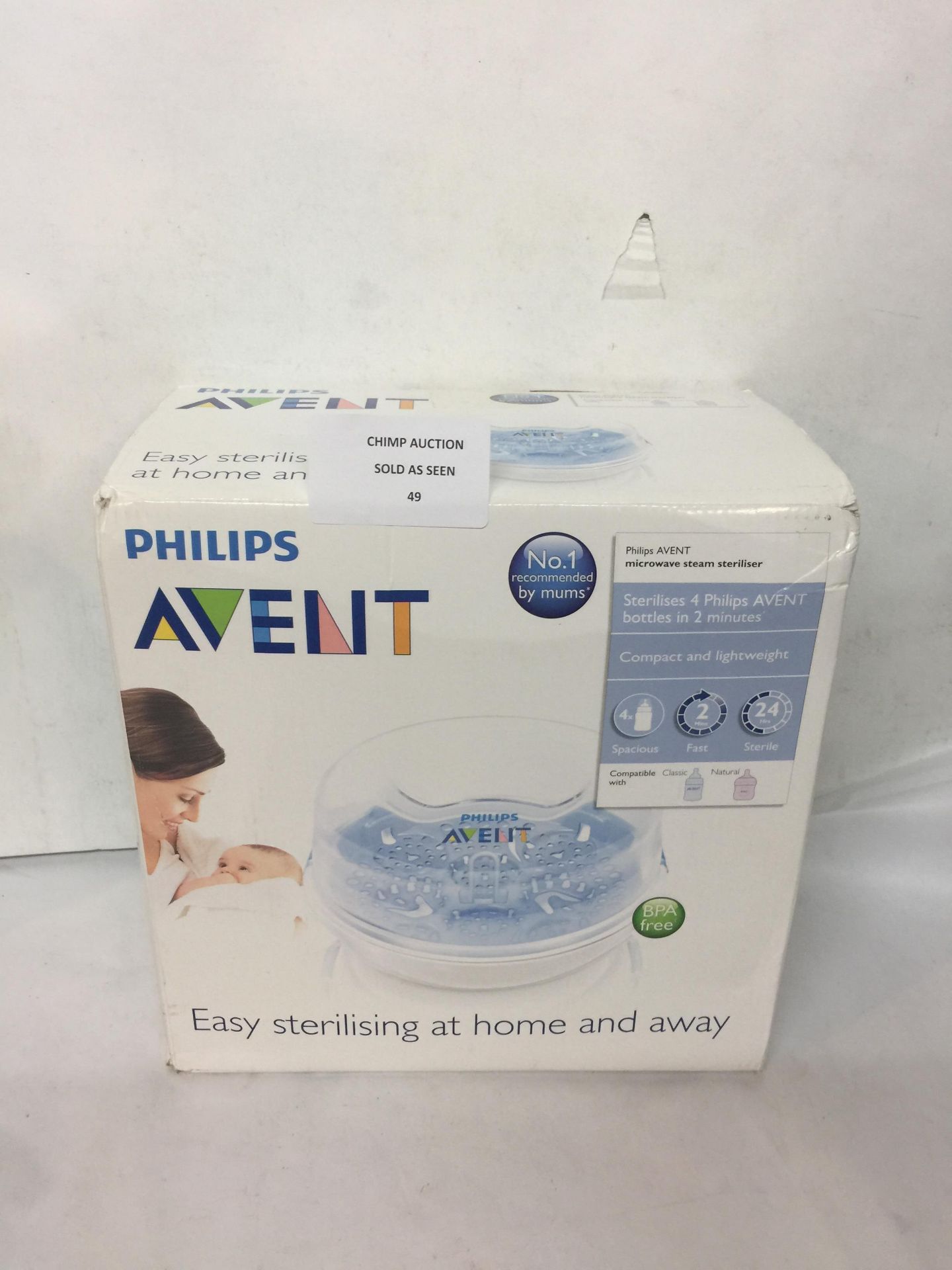 PHILIPS AVENT MICROWAVE STEAM STERILISER