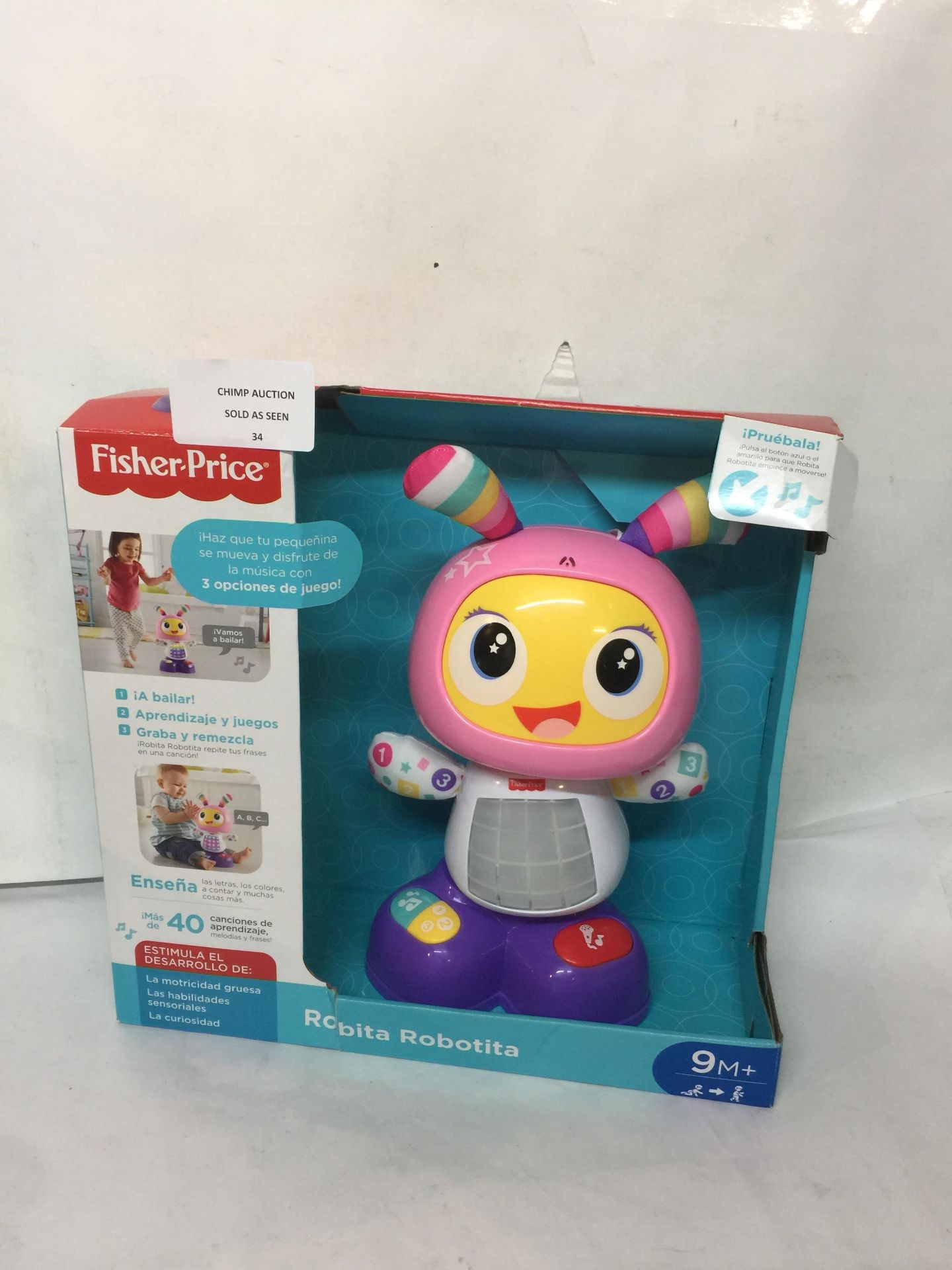 FISHER PRICE BABY LEARNING ROBITA ROBOT