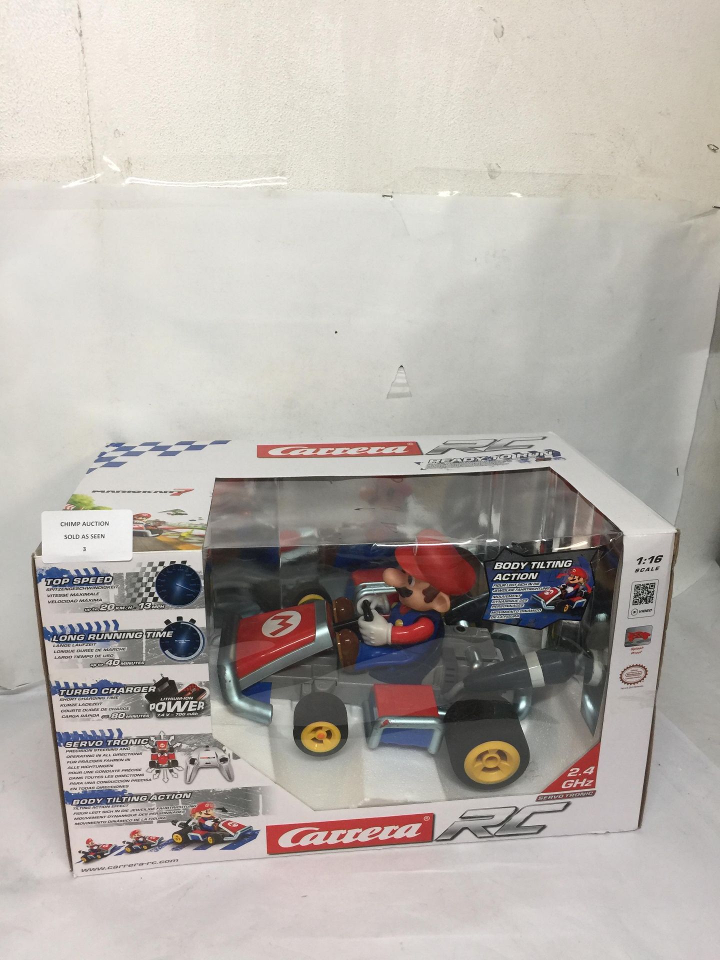 Mario Kart 7 RC - Mario REMOTE CONTROL 2.4GHz RRP £99.99.