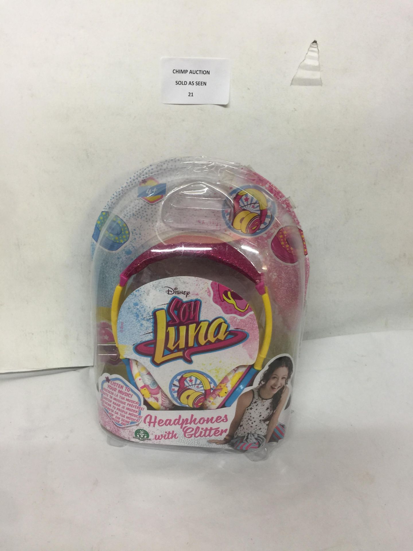 DISNEY SOY LUNA HEADPHONES WITH GLITTER