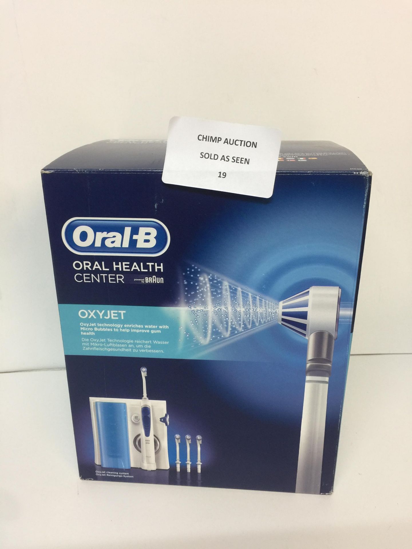 Oral-B Oxyjet Cleaning System with Oral Irrigator RRP £89.99.