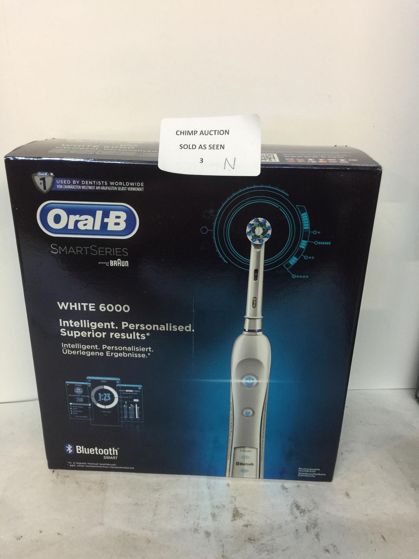 BRAND NEW Oral-B Smart Series 6000 CrossAction BLUETOOTH Toothbrush RRP £229.99.