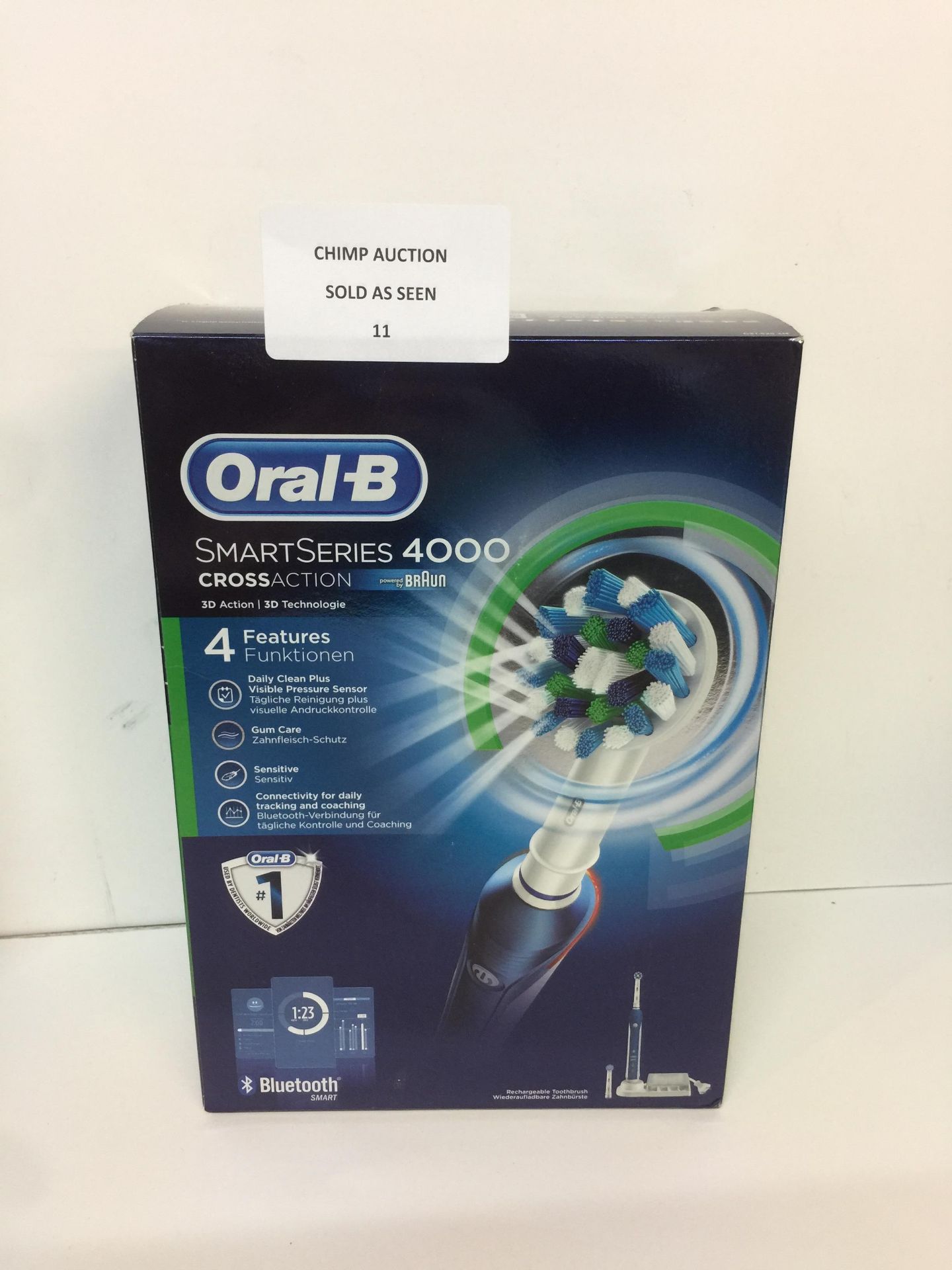 Oral-B Smart Series 4000 CROSS ACTION BLUETOOTH Toothbrush RRP £129.99