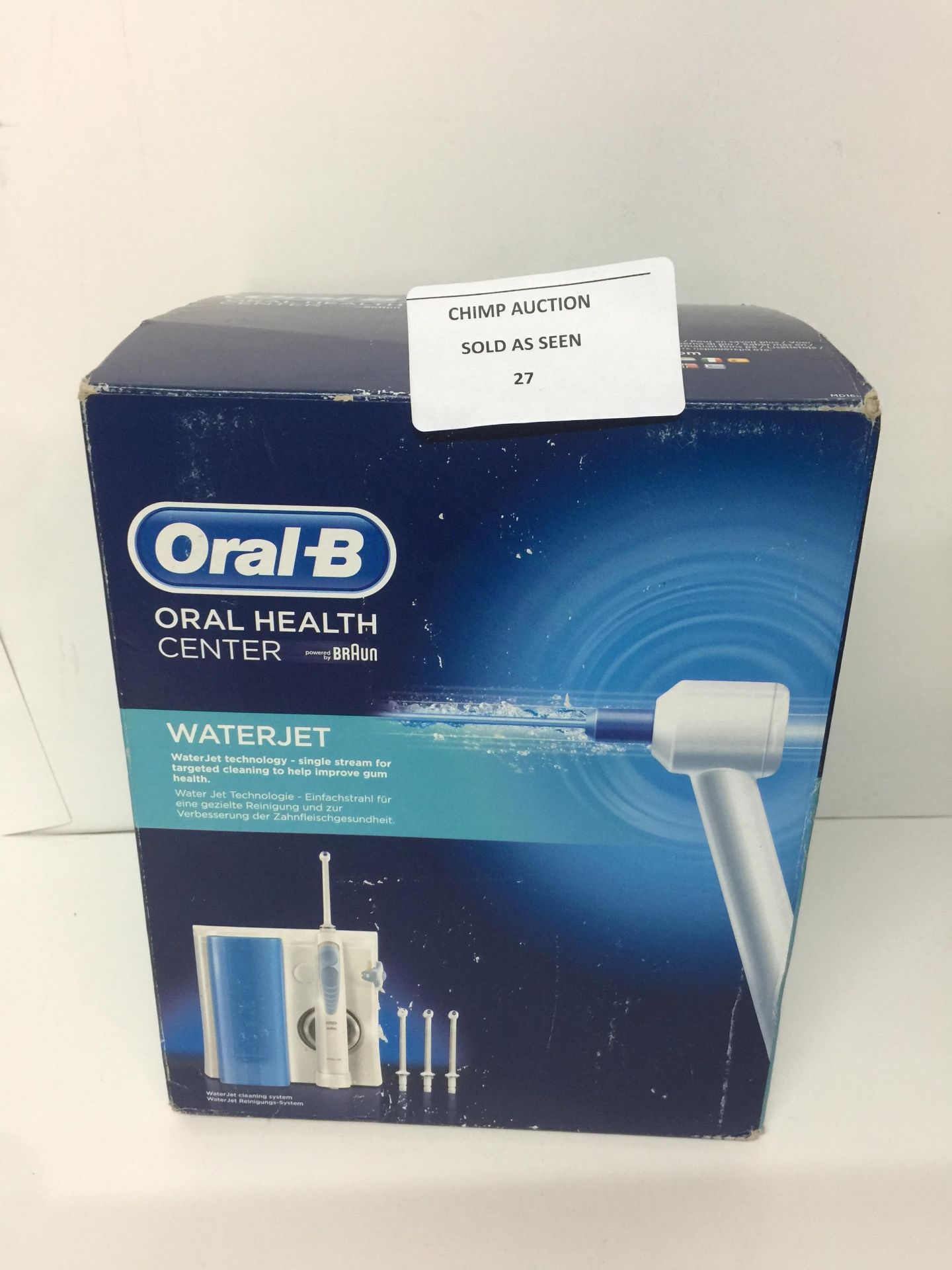 Oral-B Water Jet Oral Irrigator Cleaning System RRP £69.99.