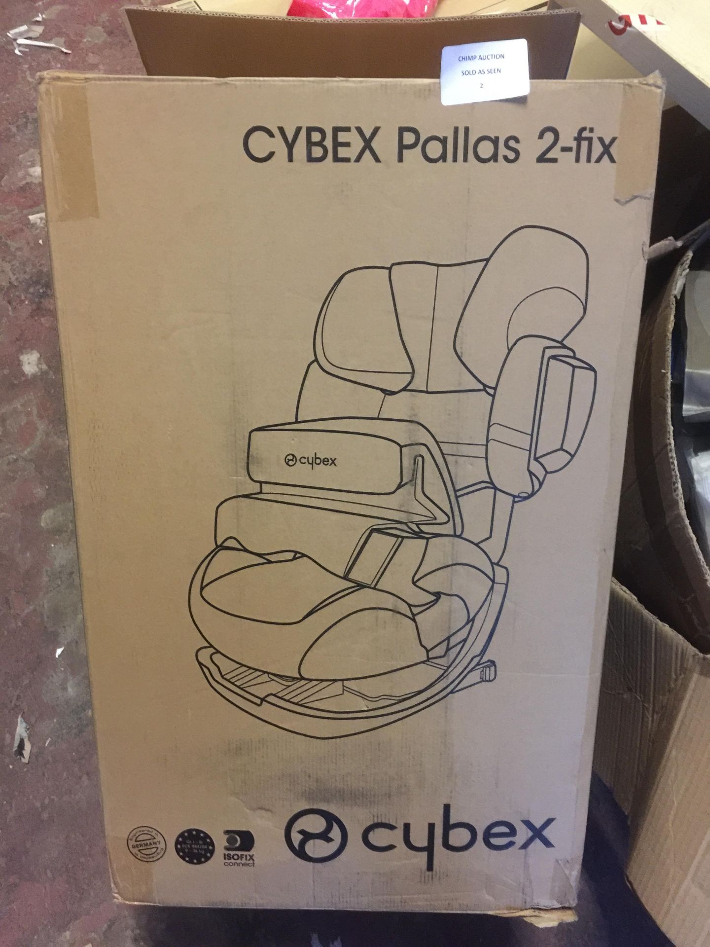 CYBEX Pallas 2-Fix, Toddler Car Seat, Pure Black - Black RRP £259.99