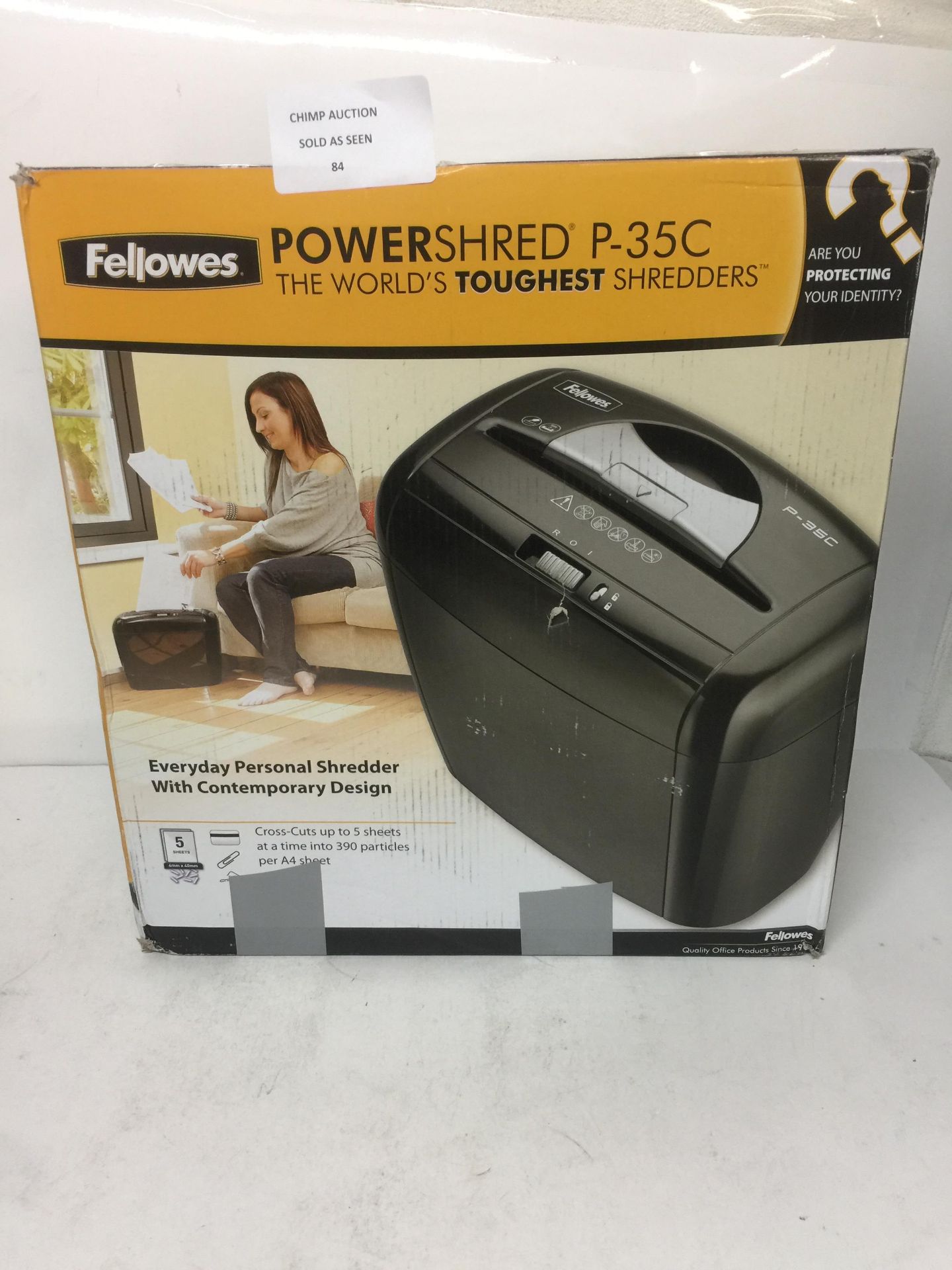 FELLOWES POWER SHRED P-35C SHREDDER