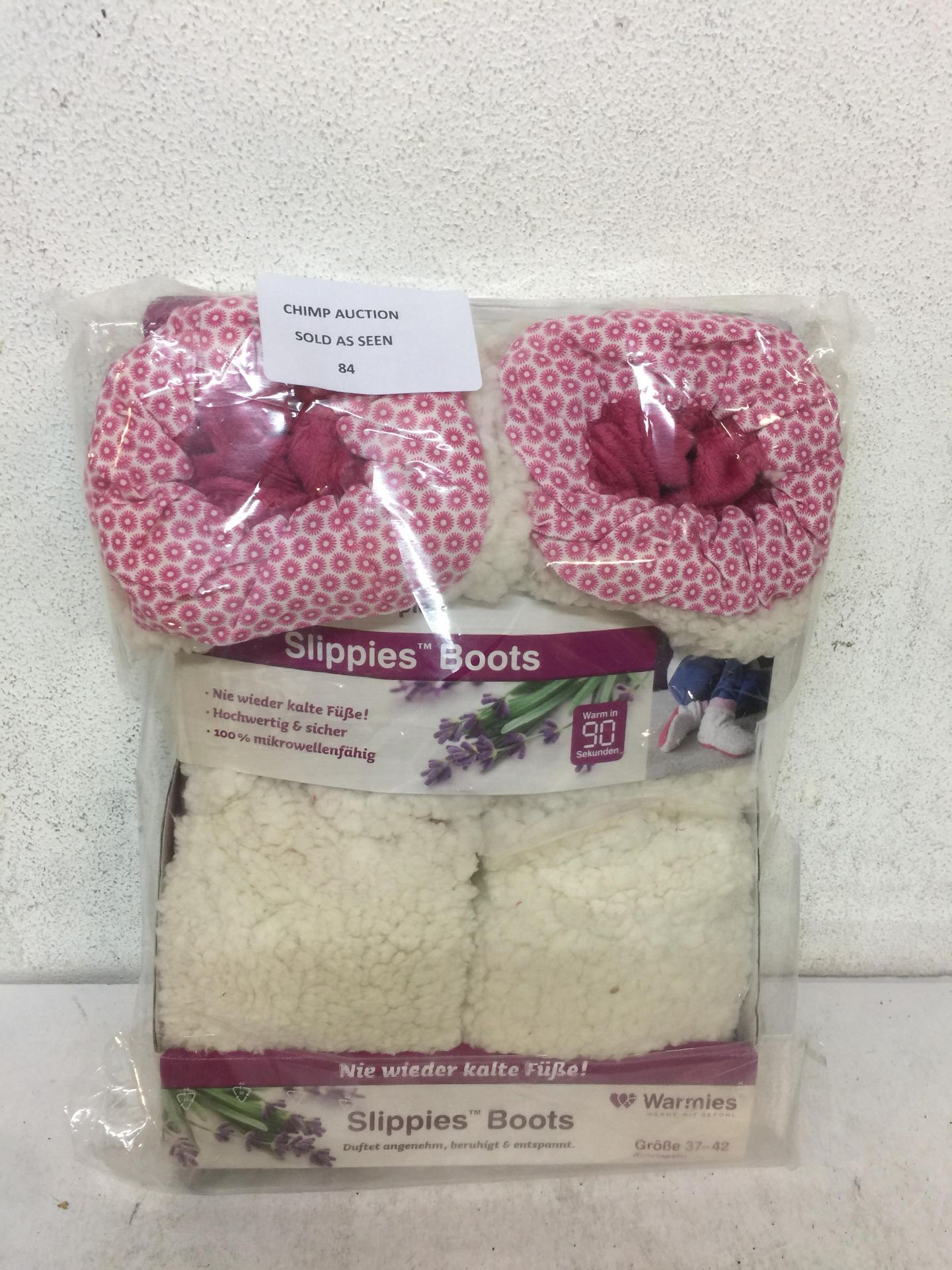 BRAND NEW Slippers Boots Removable Lavender Fragrance RRP £39.99.