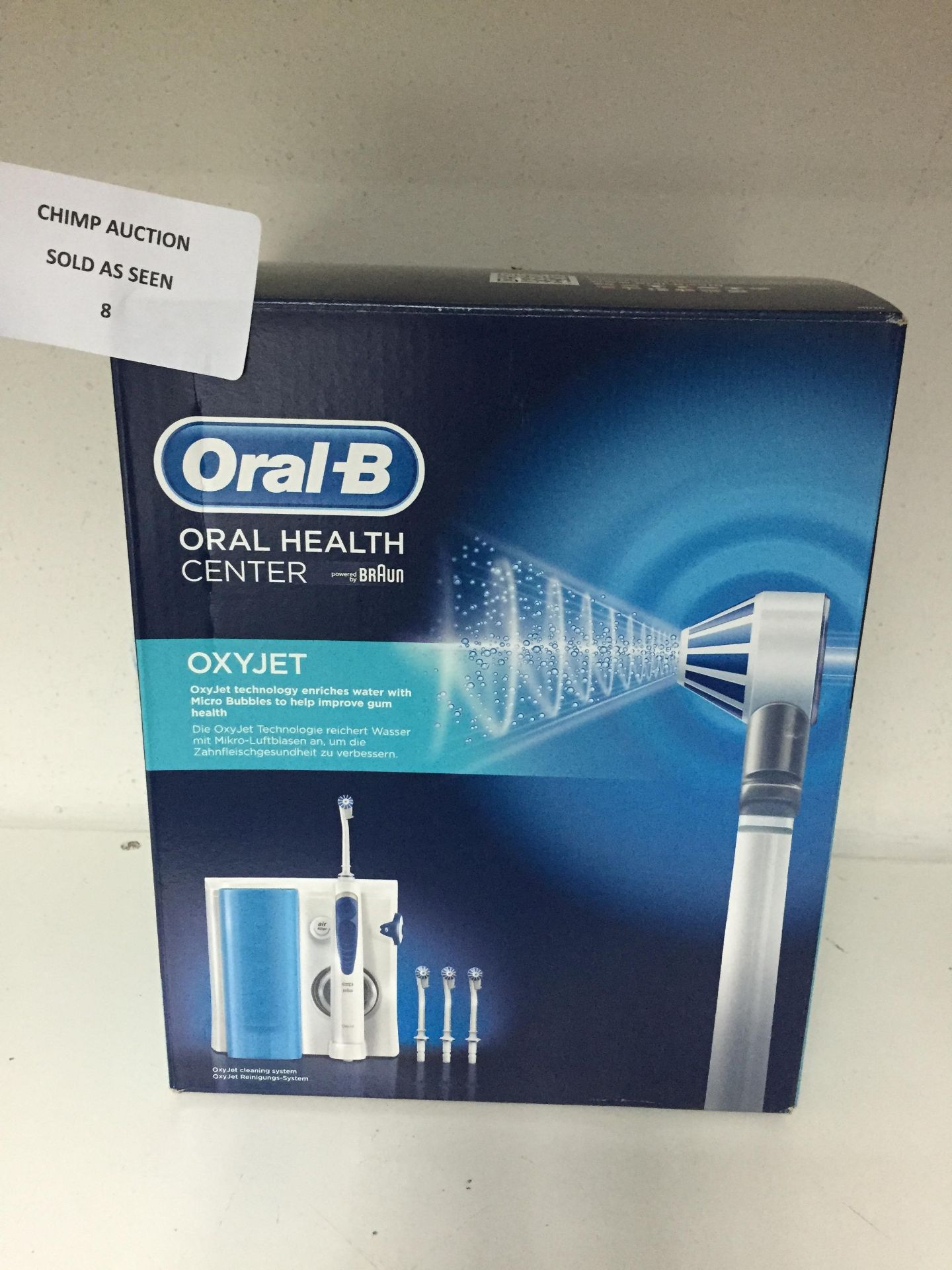 Oral-B Oxyjet Cleaning System with Oral Irrigator RRP £129.99.