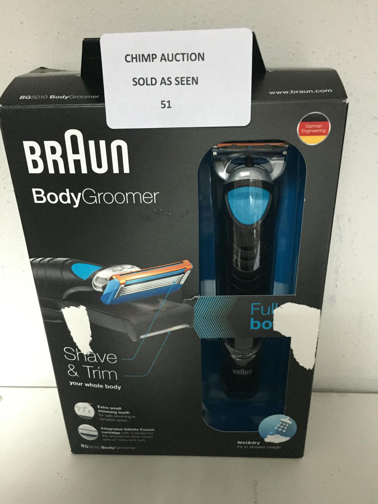 Braun BodyGroomer BG5010 TRIMMER RRP £69.99