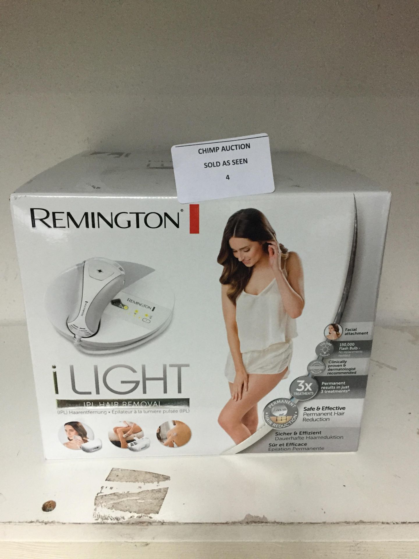 Remington IPL6780 i-Light Hair Removal Device RRP £299.99.