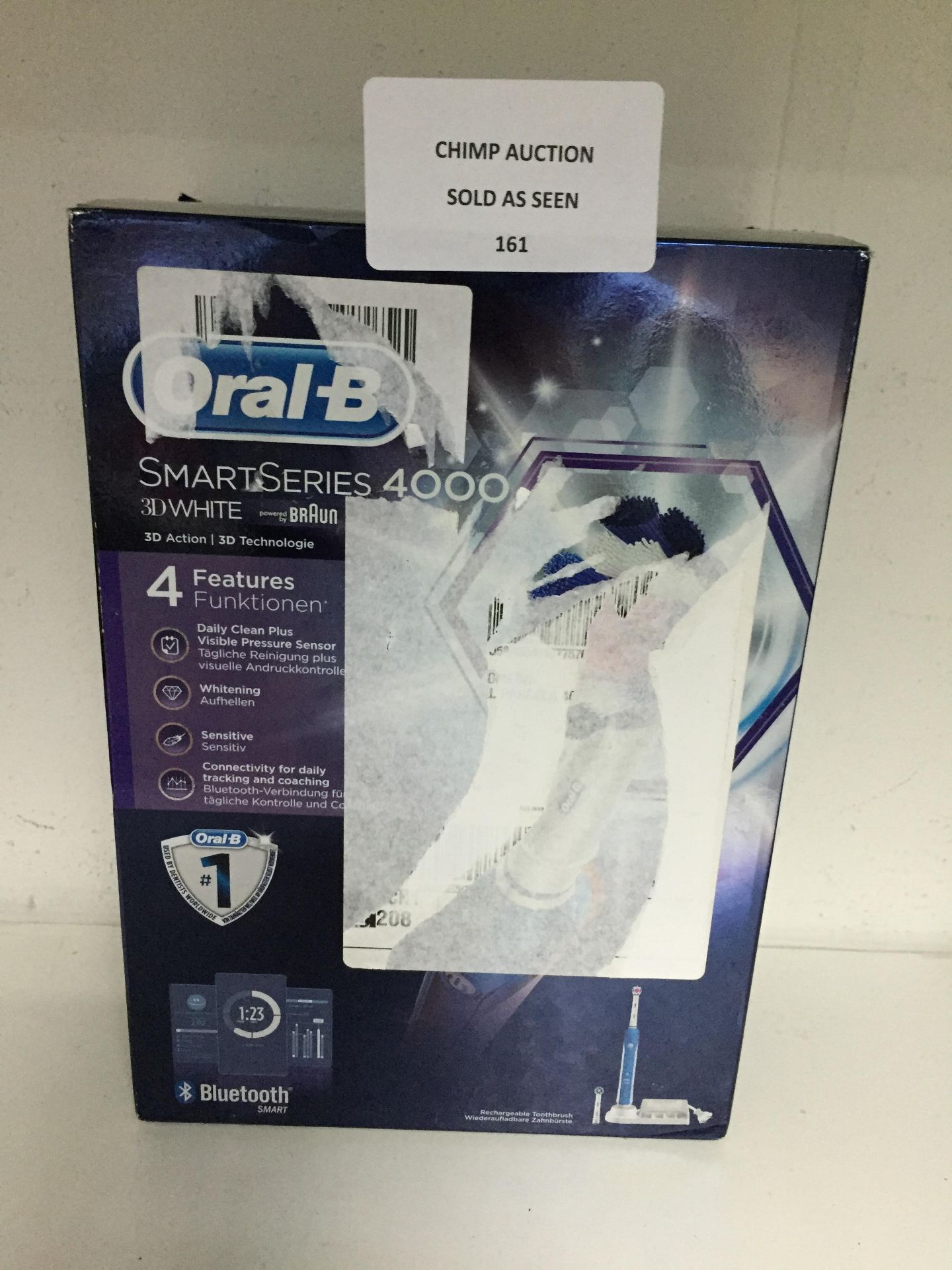 Braun Oral-B SmartSeries 4000 3DWhite Bluetooth toothbrush RRP £179.99