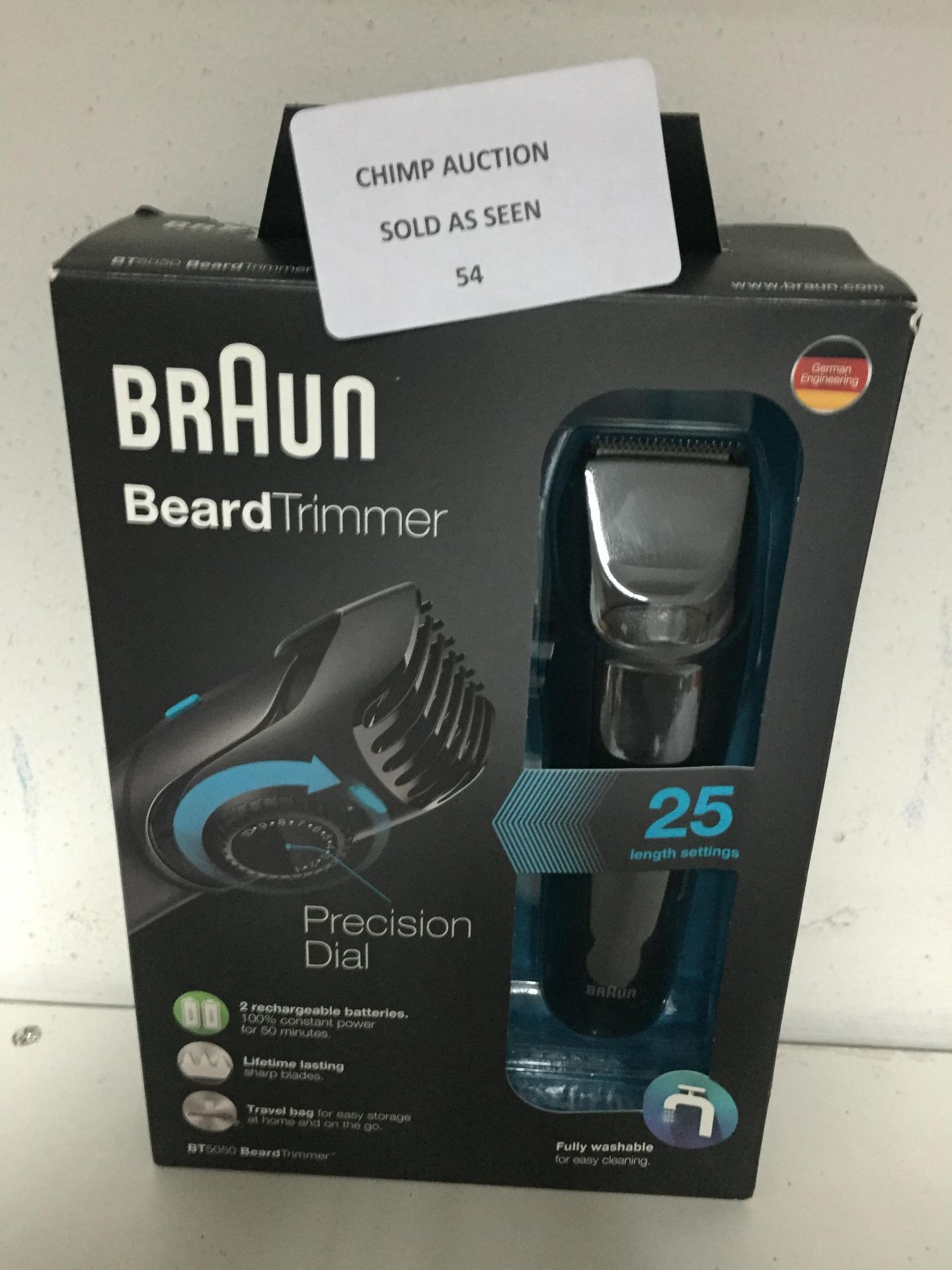 Braun Beard Trimmer BT5050 RRP £59.99.