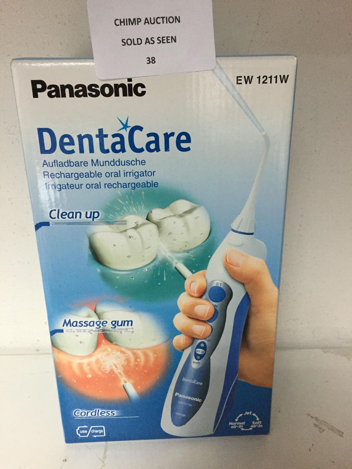 Panasonic EW1211W Dental Care Cordless Oral Irrigator RRP £69.99