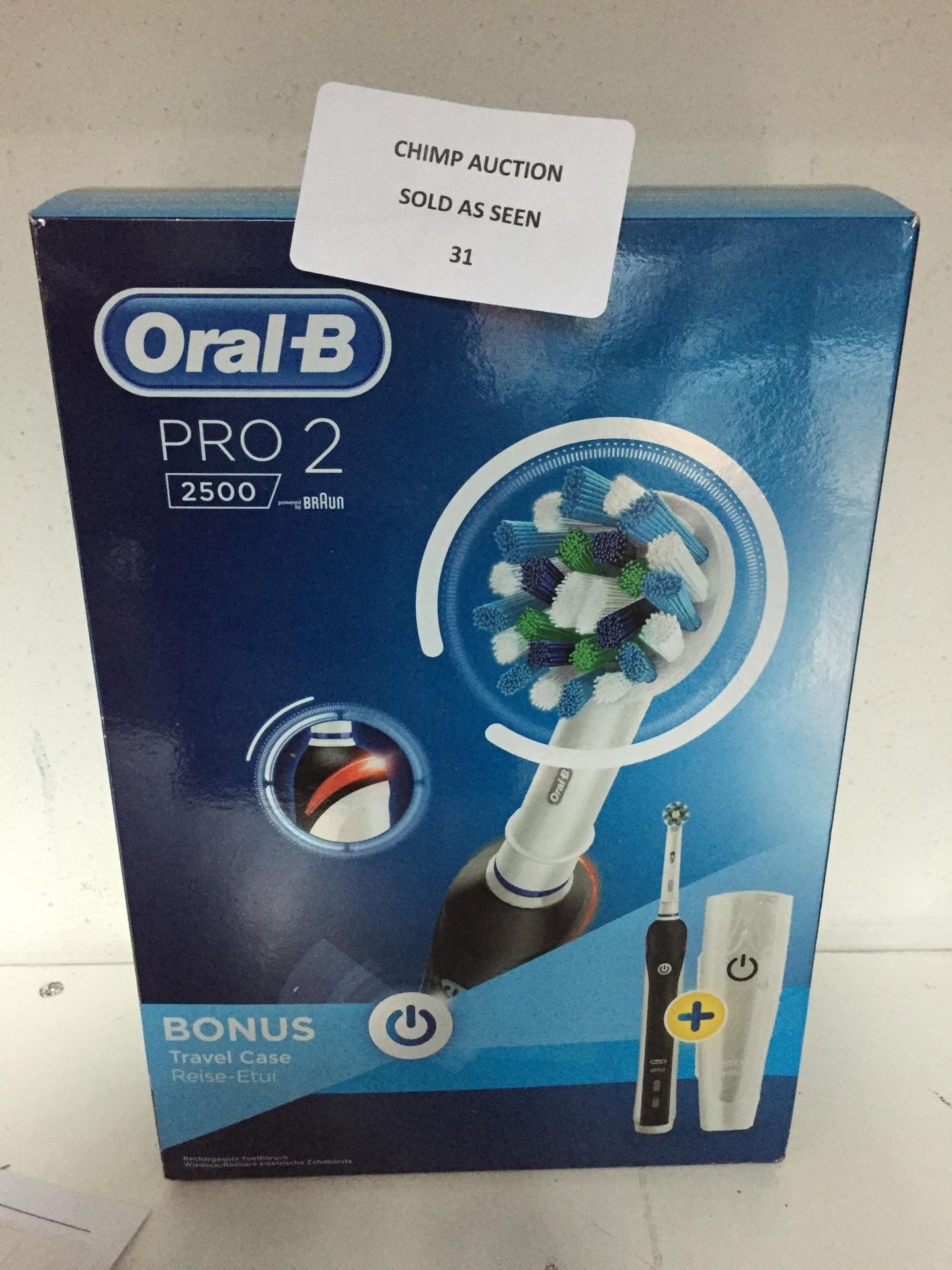 Oral-B Pro 2 2500 CrossAction Electric Toothbrush RRP £79.99.