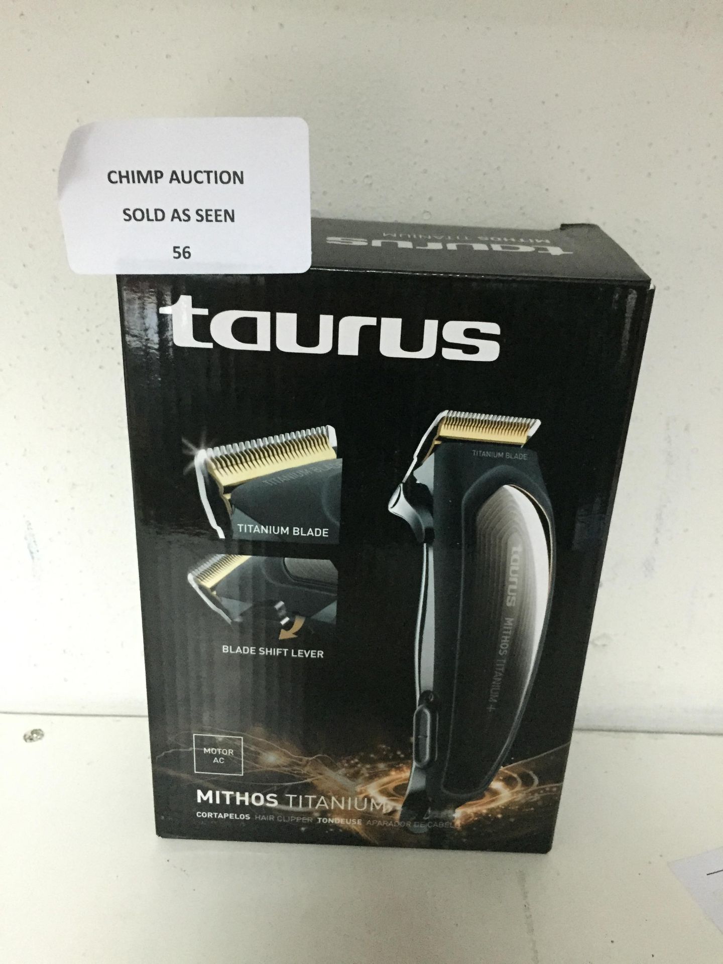 Rasoio per capellli taurus mithos titanium CLIPPER