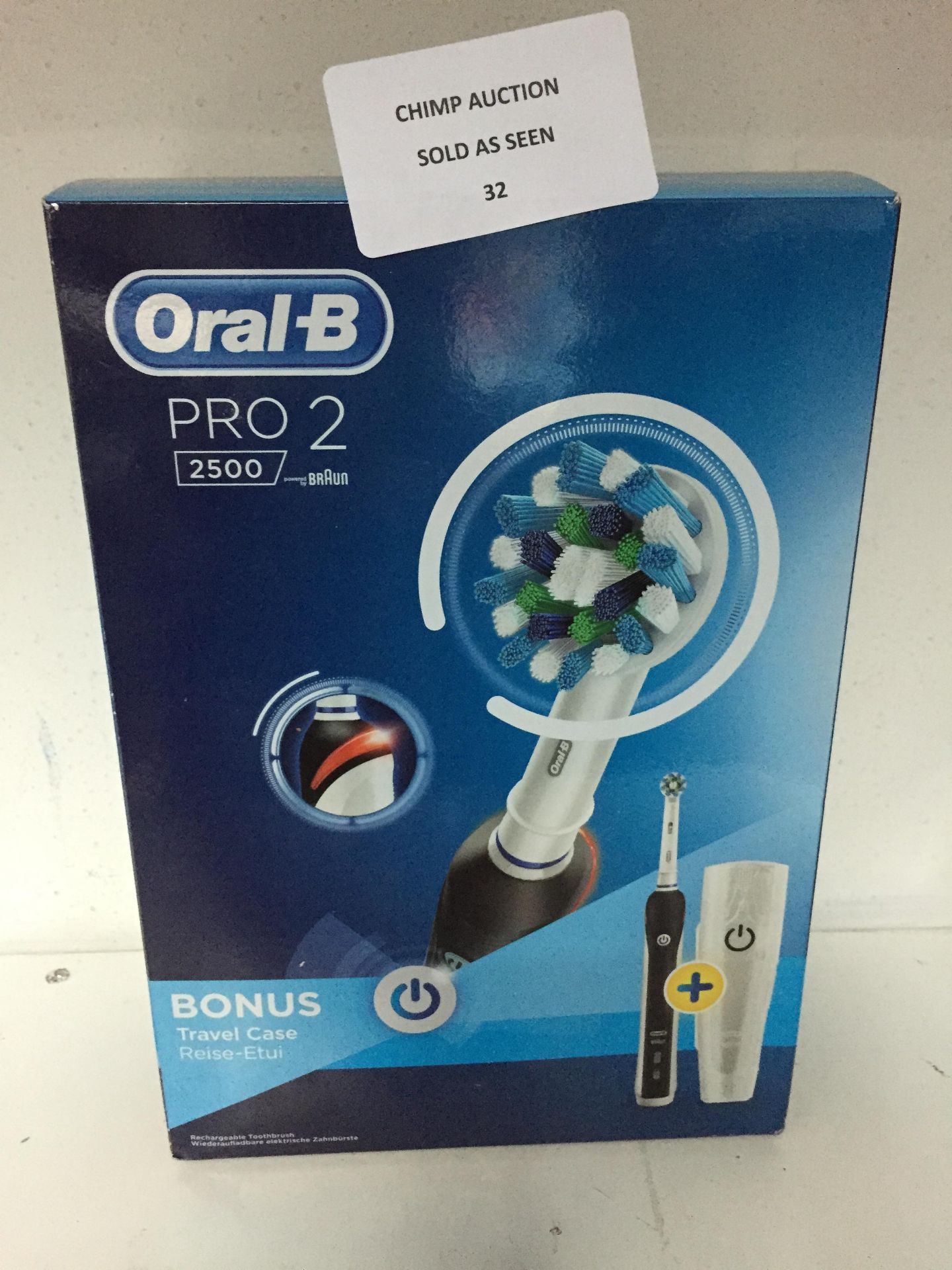 Oral-B Pro 2 2500 CrossAction Electric Toothbrush RRP £79.99.