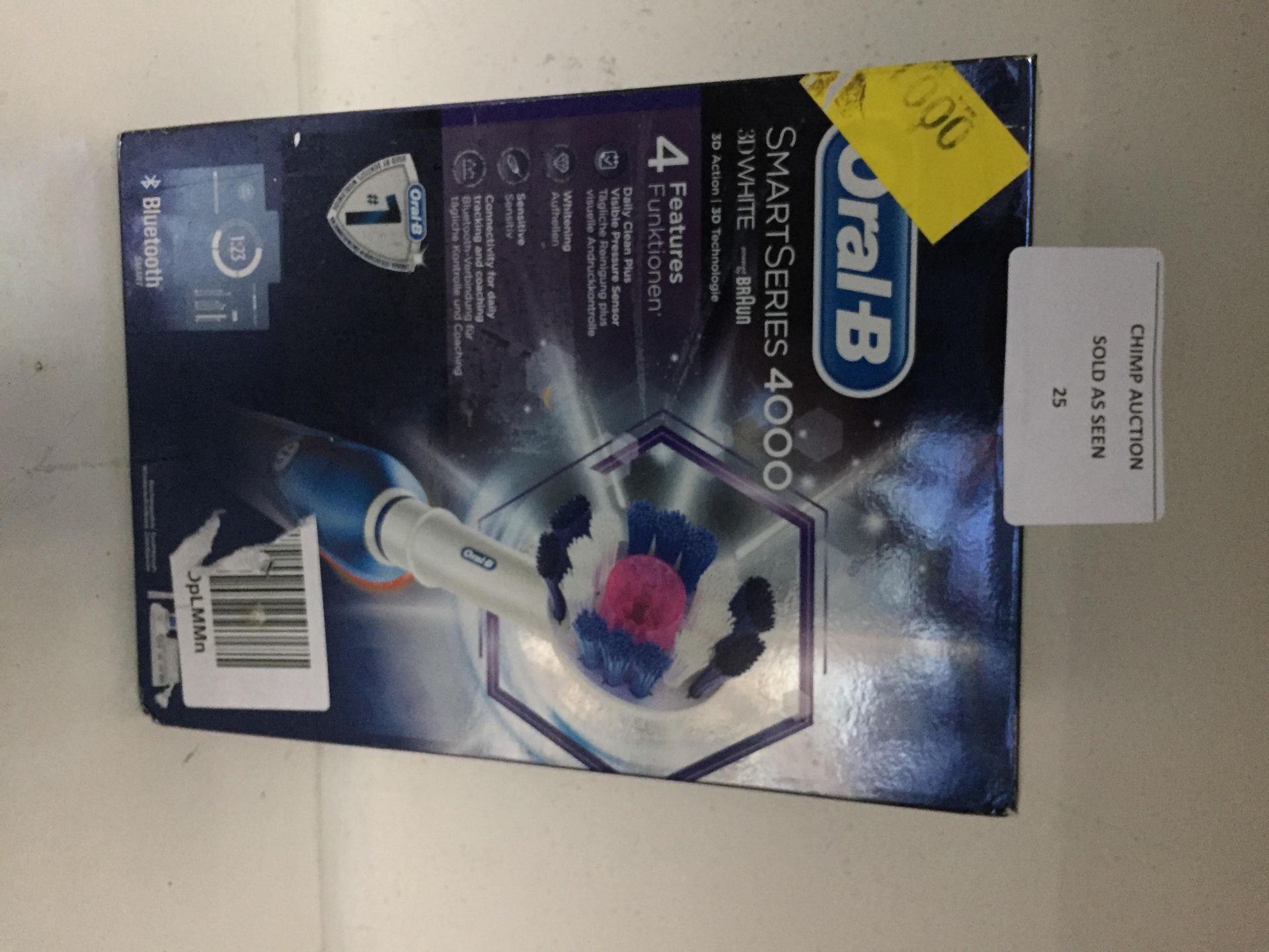 Braun Oral-B SmartSeries 4000 3DWhite Bluetooth toothbrush RRP £179.99