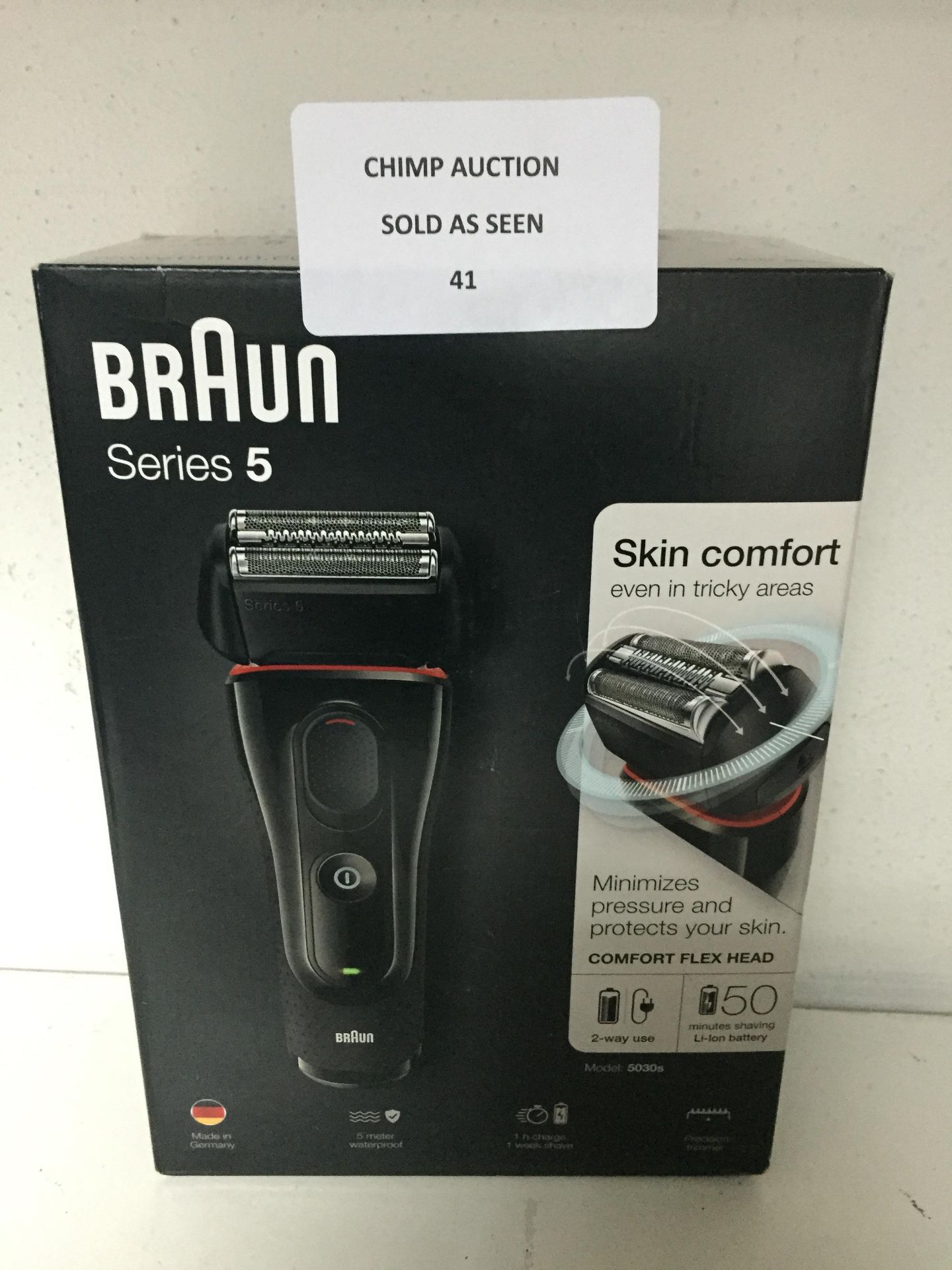 Braun Series 5 5030s Premium Men's Electric Shaver RRP £159.99