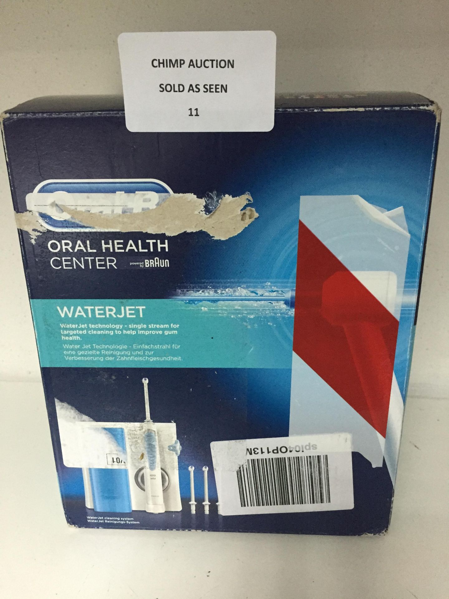 Oral-B Water Jet Oral Irrigator Cleaning System RRP £89.99.