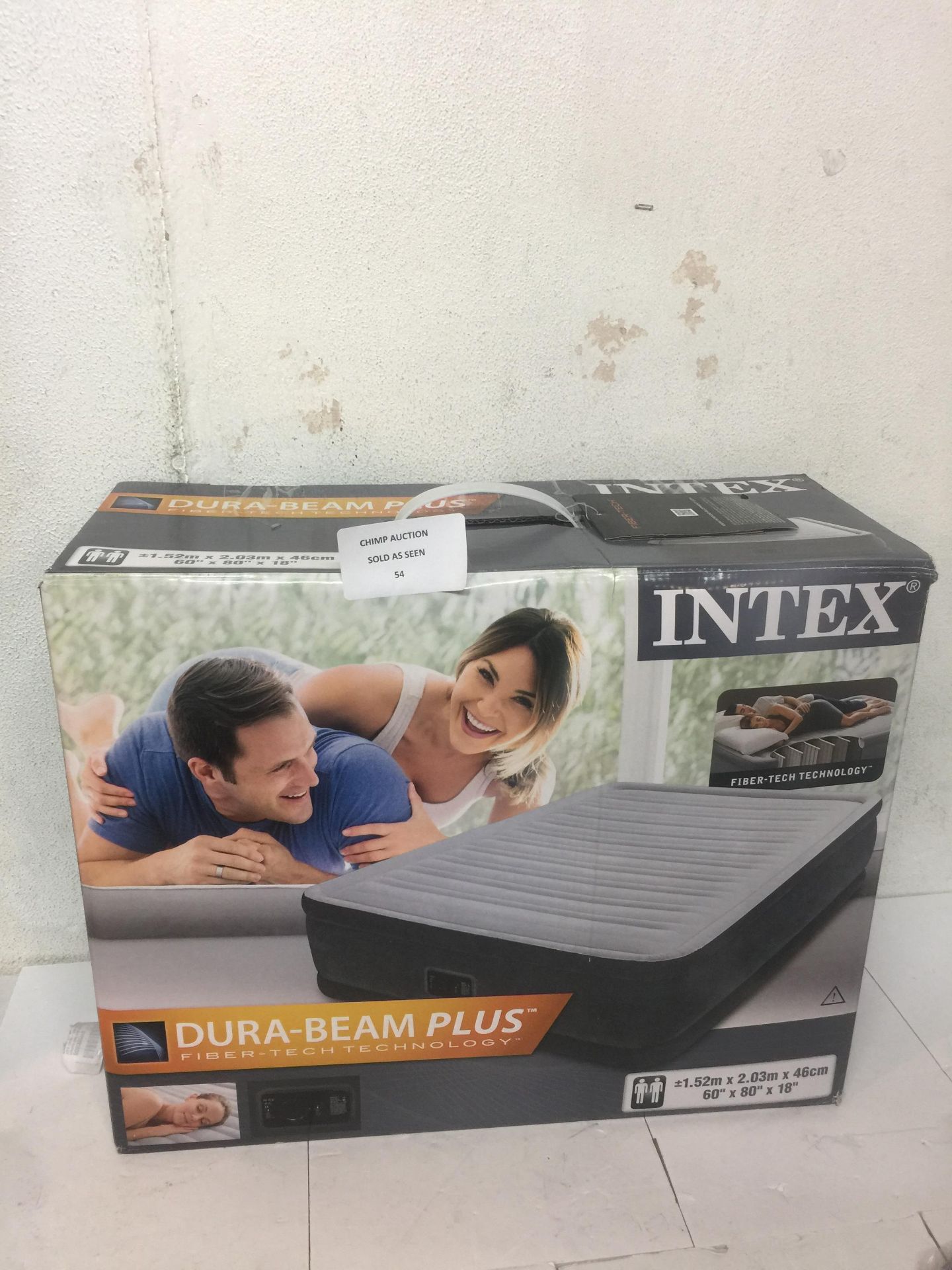 INTEX DURA-BEAM SERIES PLUS DOUBLE AIR BED