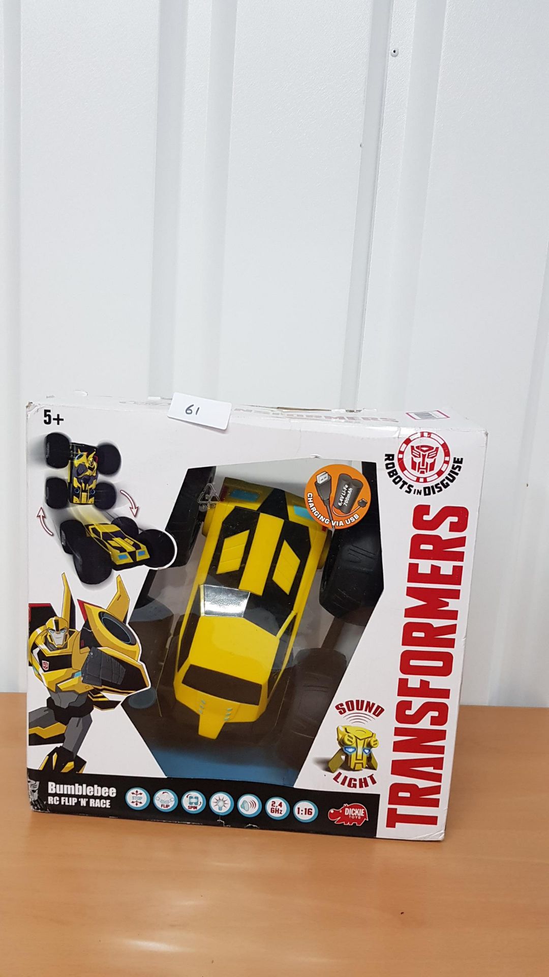 TRANSFORMERS REMOTE CONTROLLED FLIP N' RACE RRP £79.99