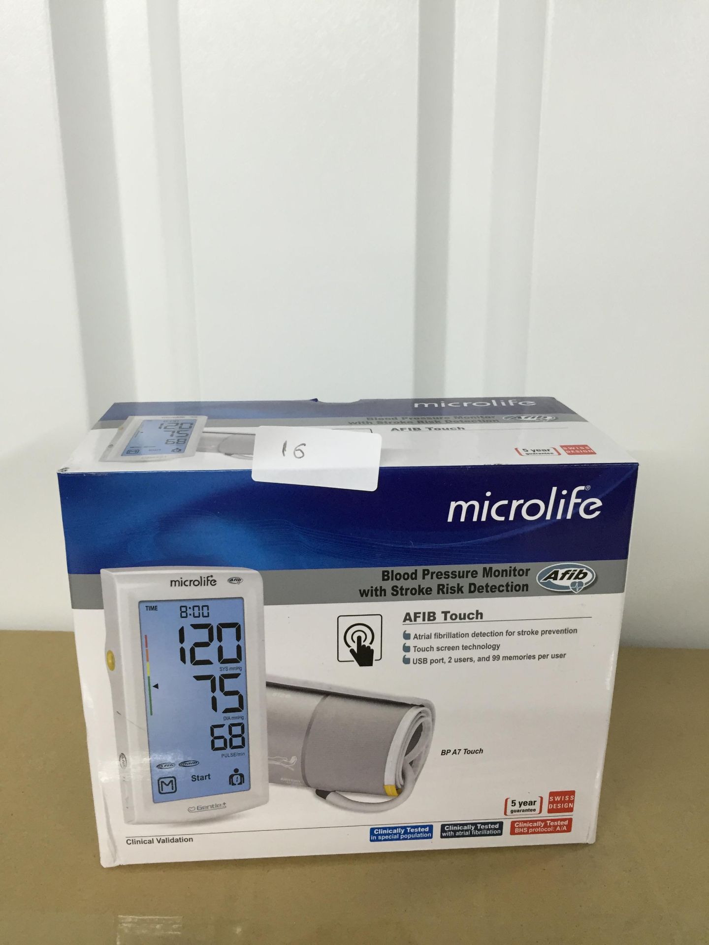 Microlife AFIB Easy Blood Pressure monitor
