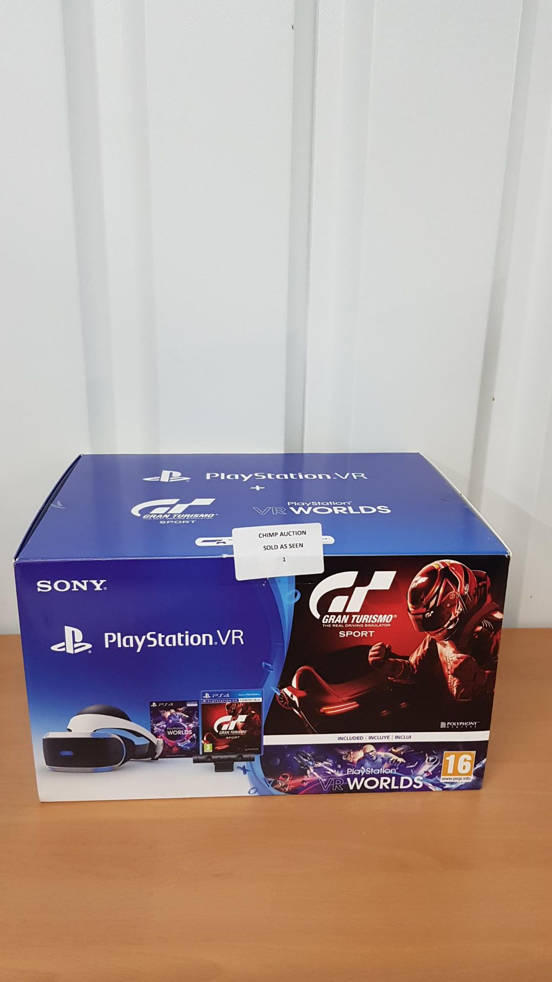 PlayStation VR + Gran Turismo "GT Sport" + VR Worlds + PS4 Camera V2 RRP £429.99