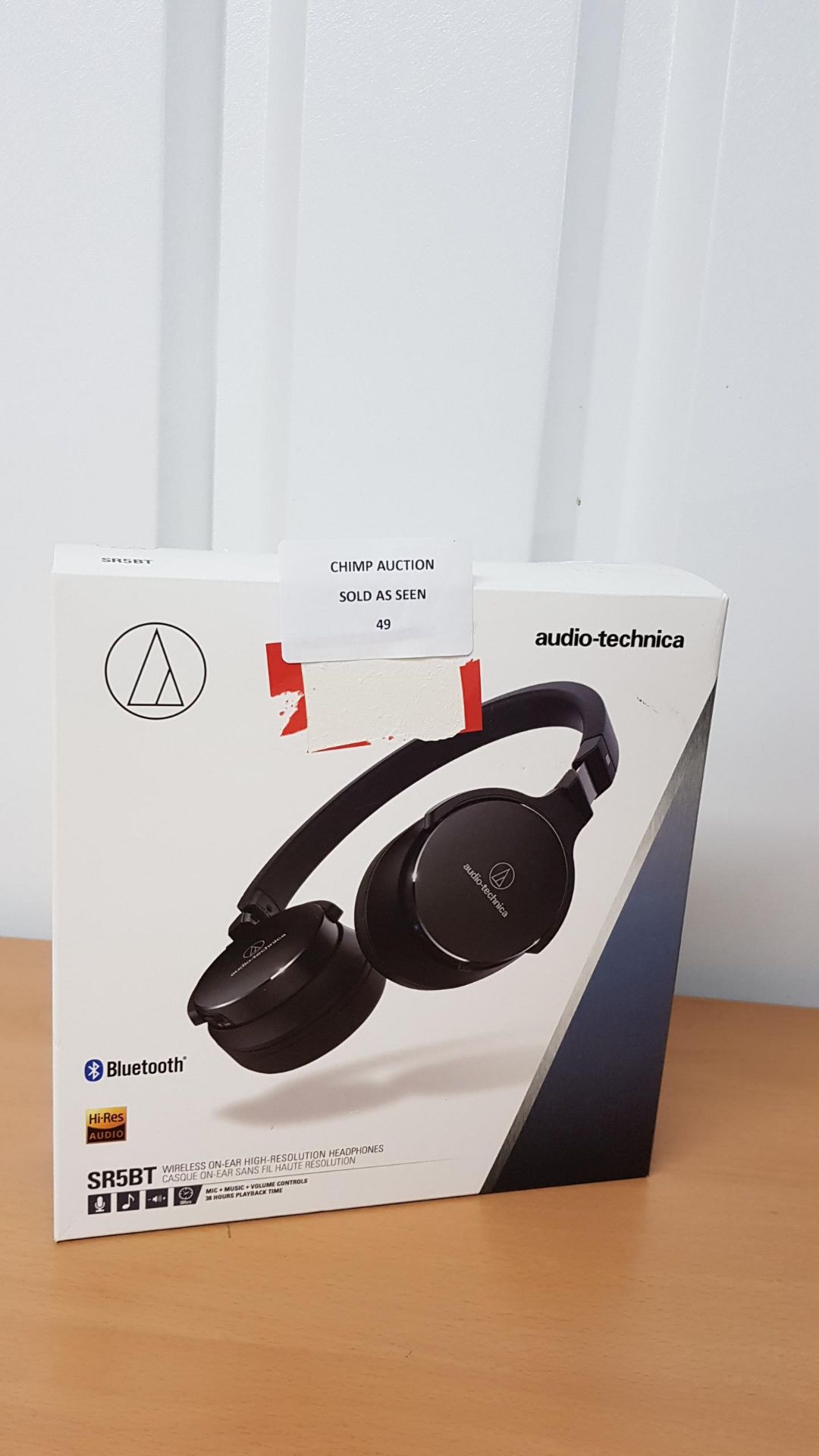 Audio-Technica ATH-SR5BT Wireless On-Ear Headphones RRP £179.99