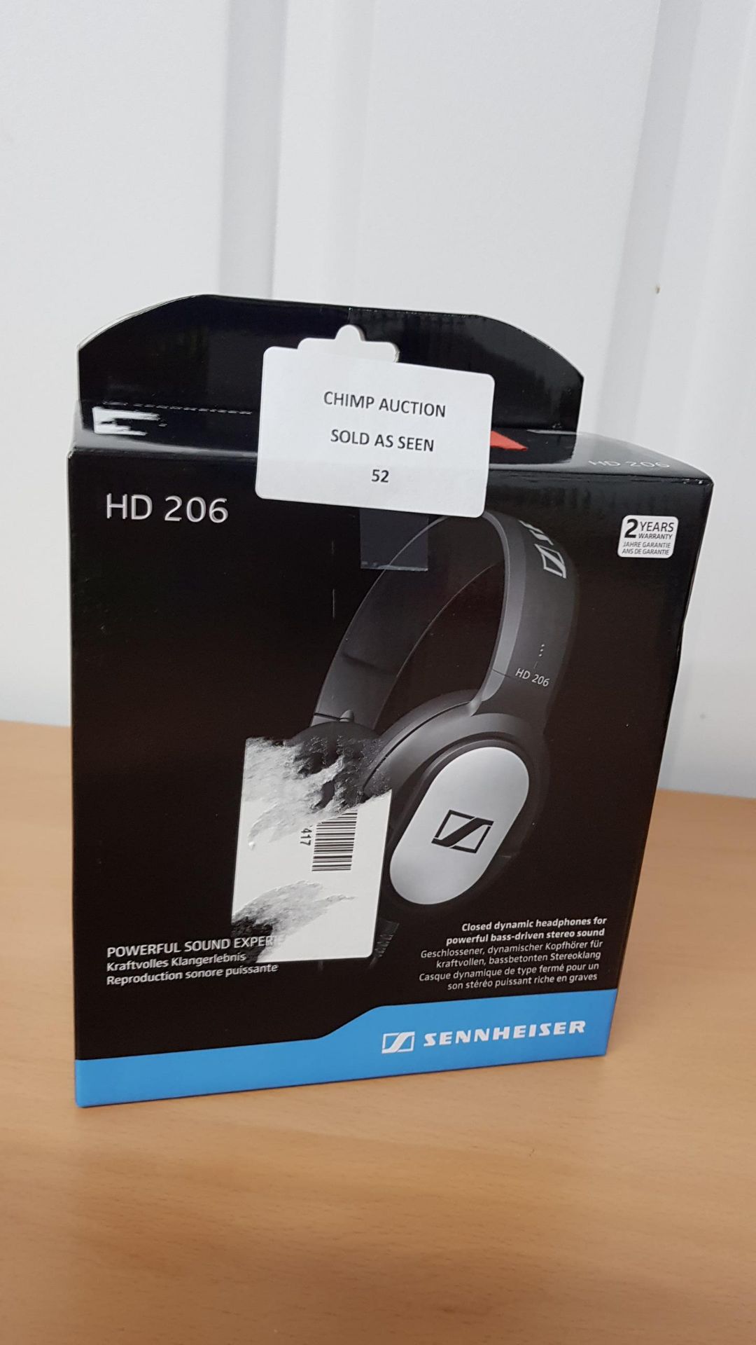 Sennheiser HD 206 Stereo Headphone