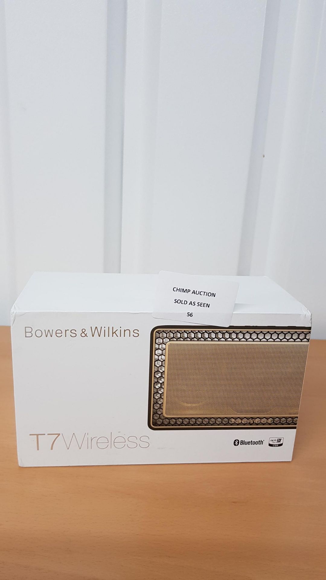 Bowers & Wilkins T7 Portable Bluetooth aptX Wireless Speaker - RRP £299.99