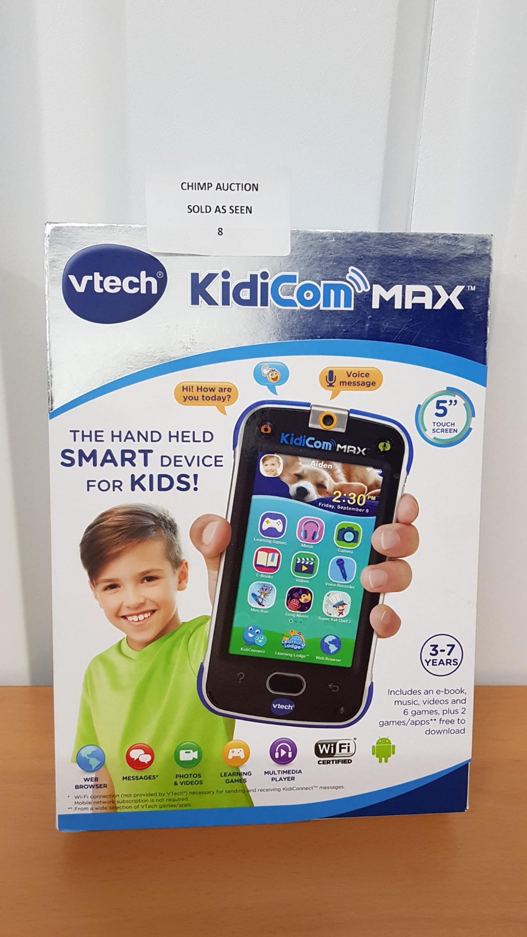 VTech Kidi Com Max WiFi Smart tablet RRP £109.99.