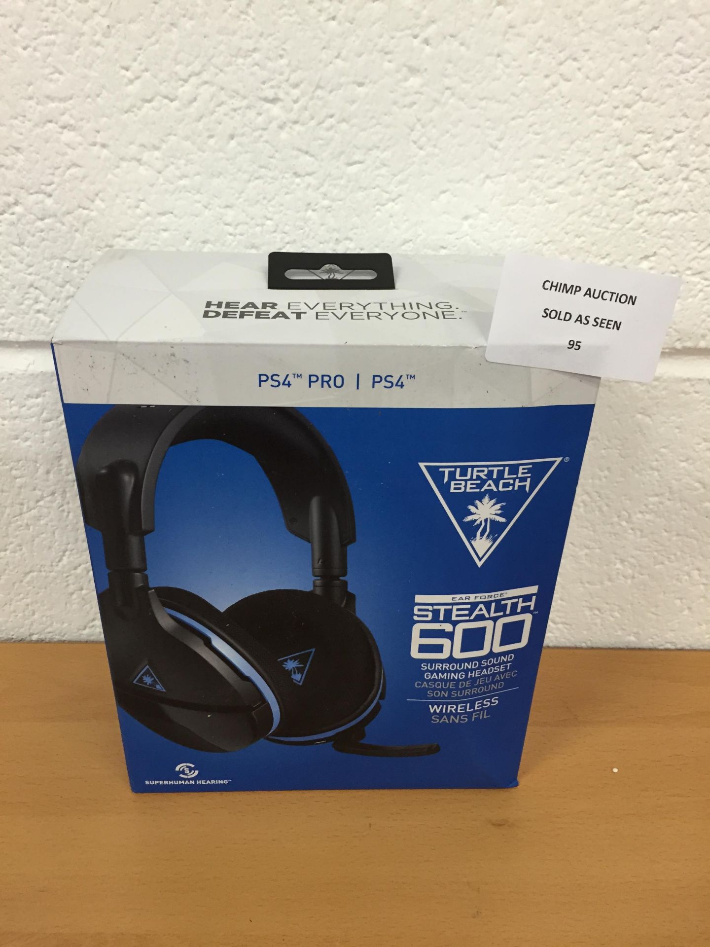 Turtle Beach Stealth 600 Wireless Gaming Headset Sony PS4 RRP £129.99.