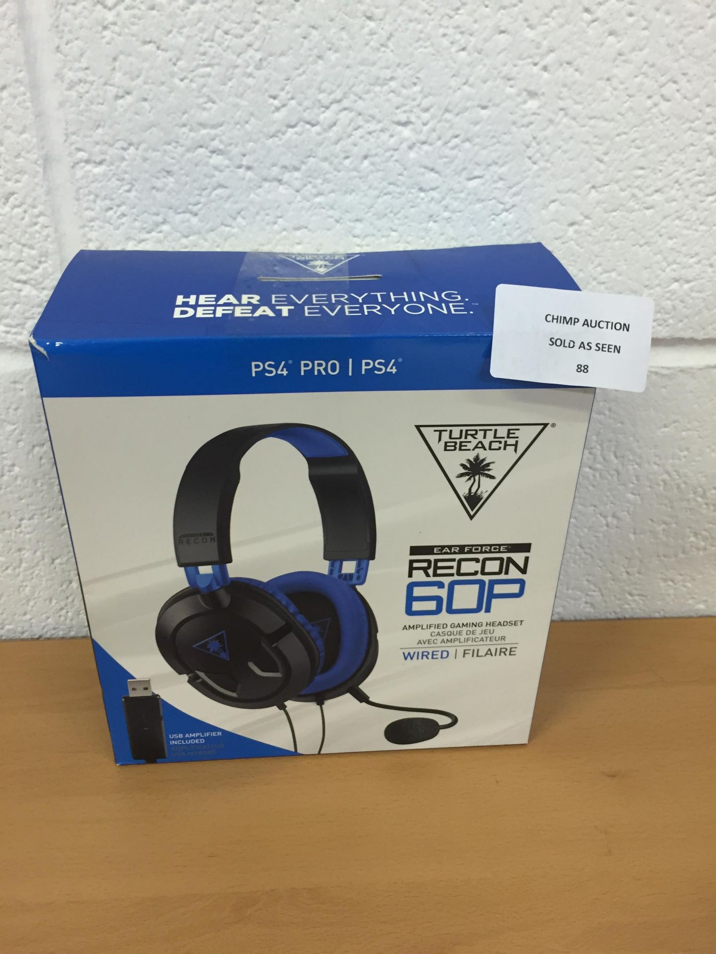 Turtle Beach Recon 60P Amplified Gaming Headset - PS4, Pro RRP £59.99.