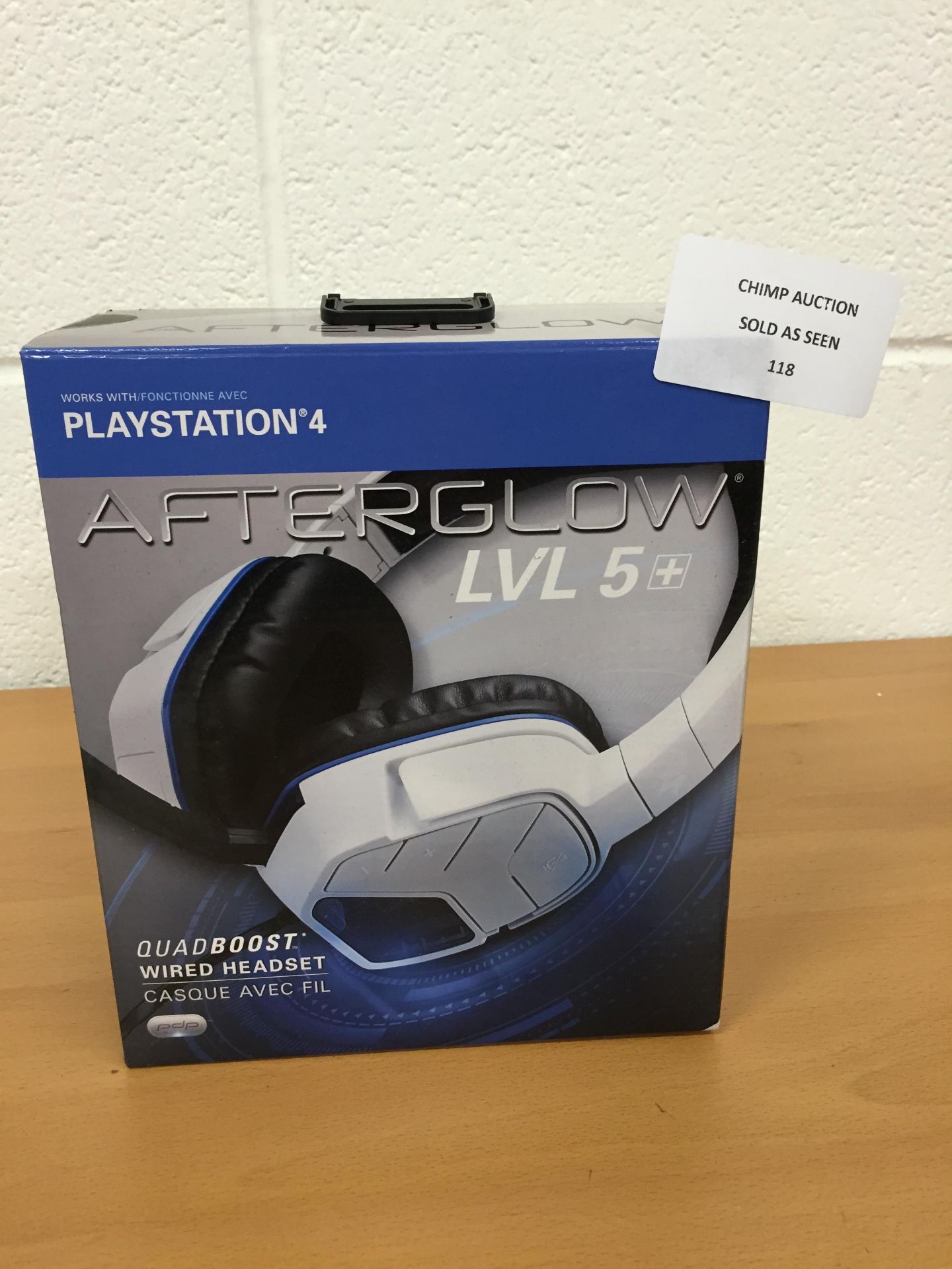 Playstation 4 Afterglow LVL 5 Plus Stereo Headset (PS4) RRP £59.99