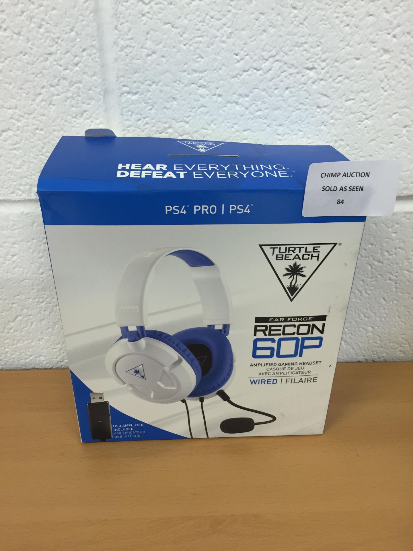 Turtle Beach Recon 60P Amplified Gaming Headset - PS4, Pro RRP £59.99.