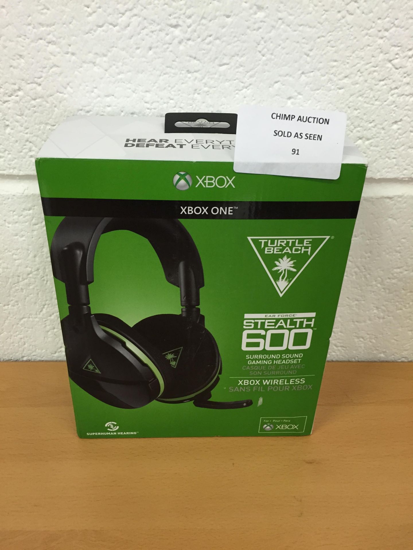 Turtle Beach Stealth 600 Wireless Gaming Headset Xbox One RRP £129.99.