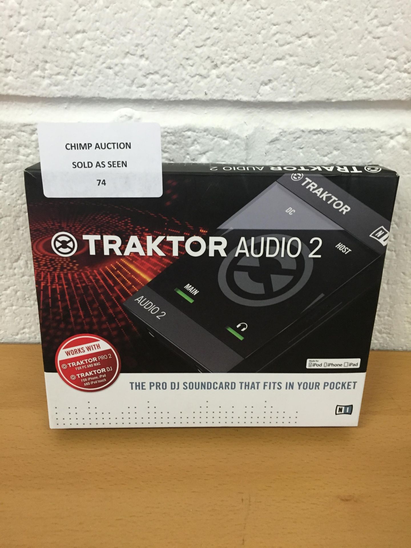 Native Instruments Traktor Audio 2 DJ Interface RRP £79.99