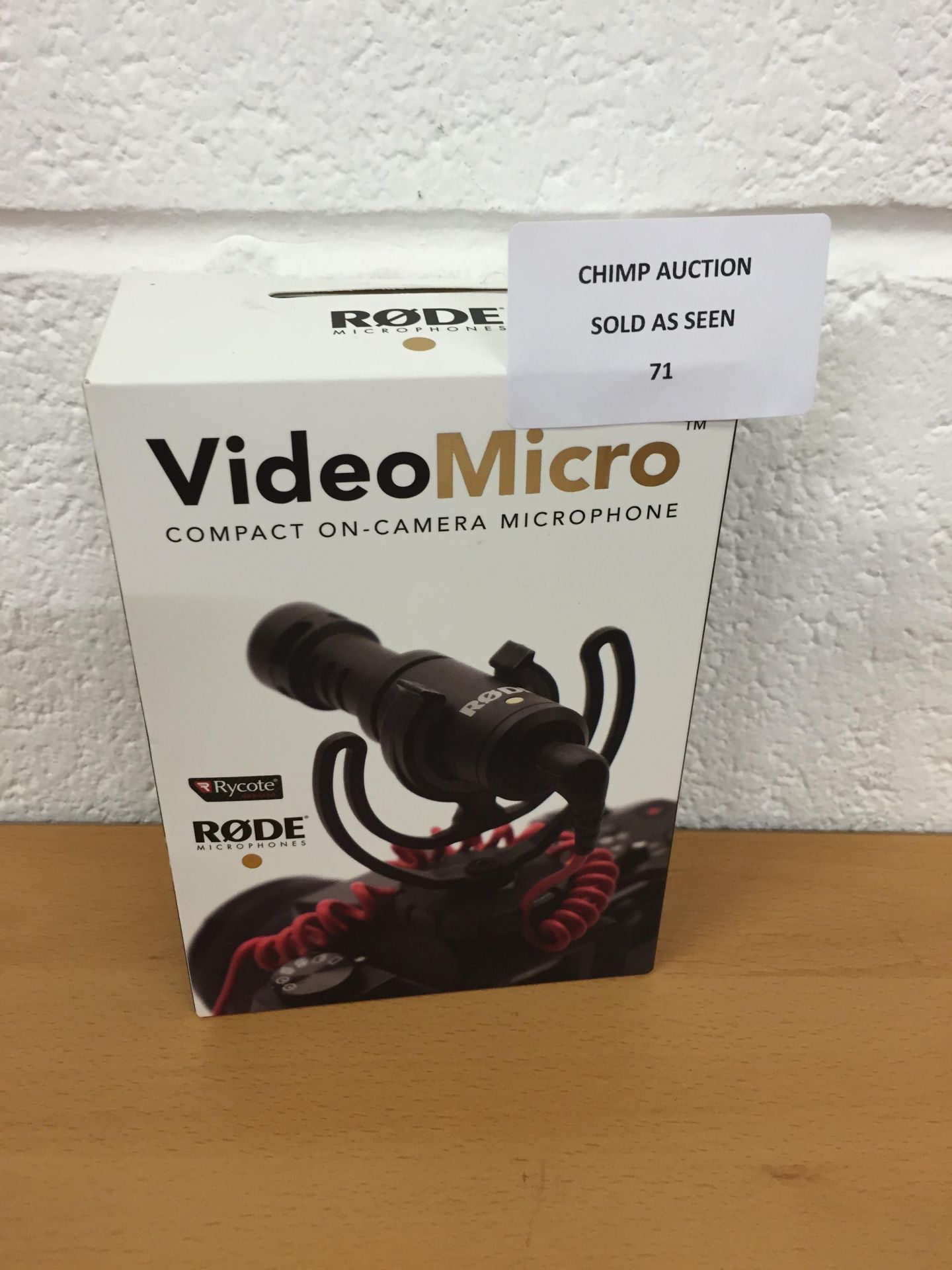 Rode VideoMicro Compact On Camera Microphone